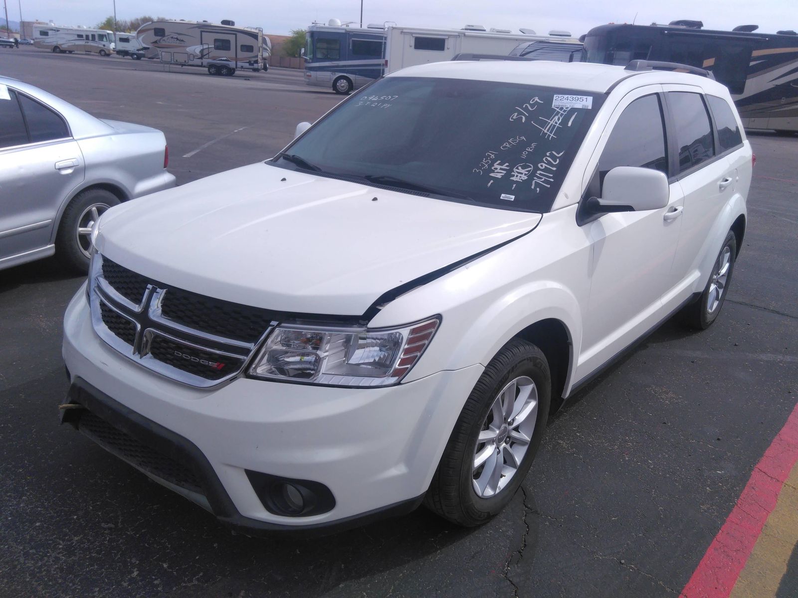 DODGE JOURNEY FWD 4C 2015 3c4pdcbb3ft741922