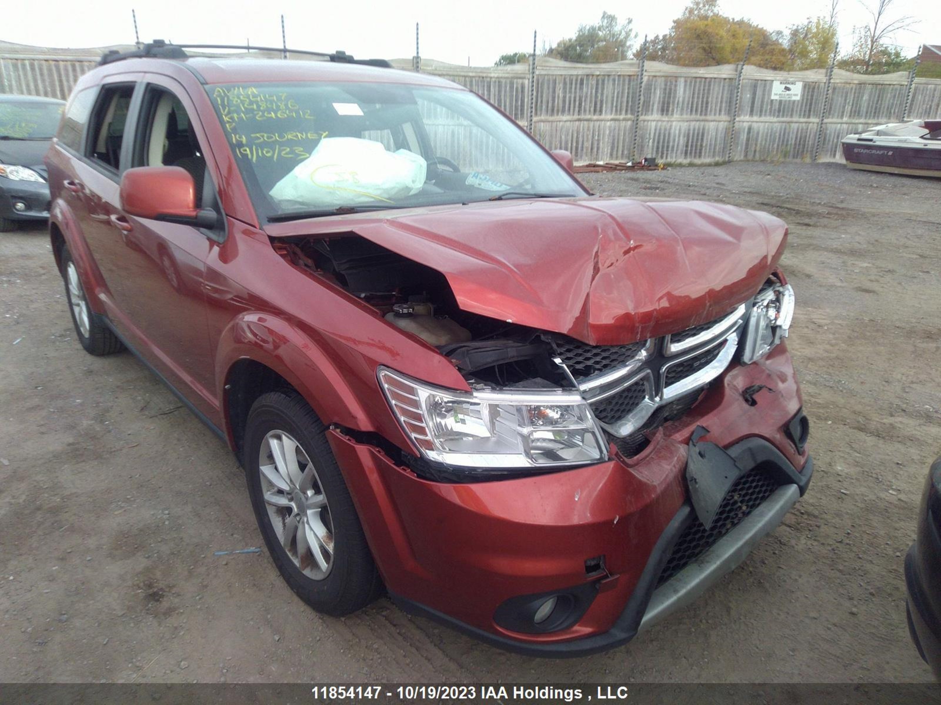 DODGE JOURNEY 2014 3c4pdccg1et148486