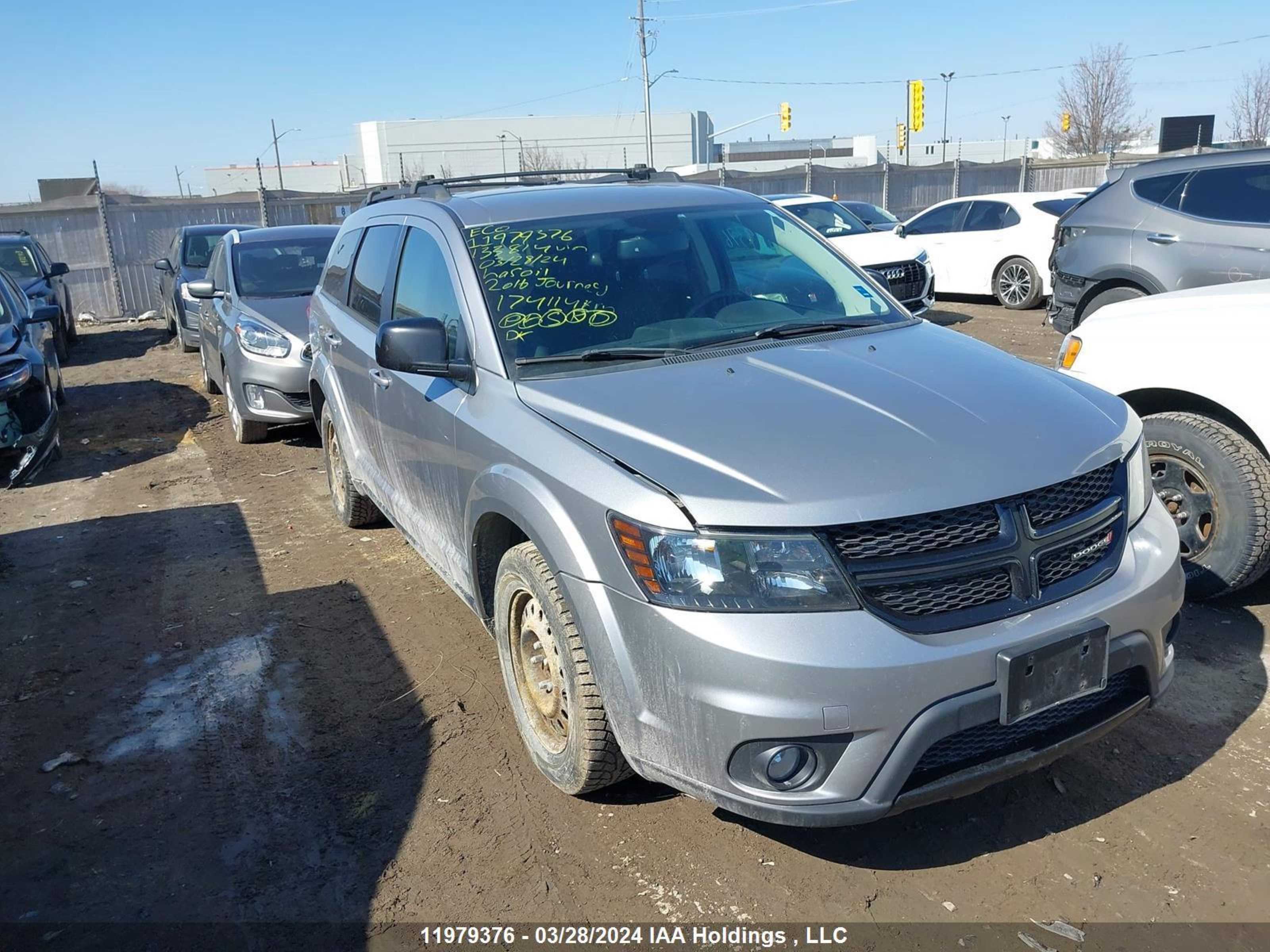 DODGE JOURNEY 2016 3c4pdccg1gt133814