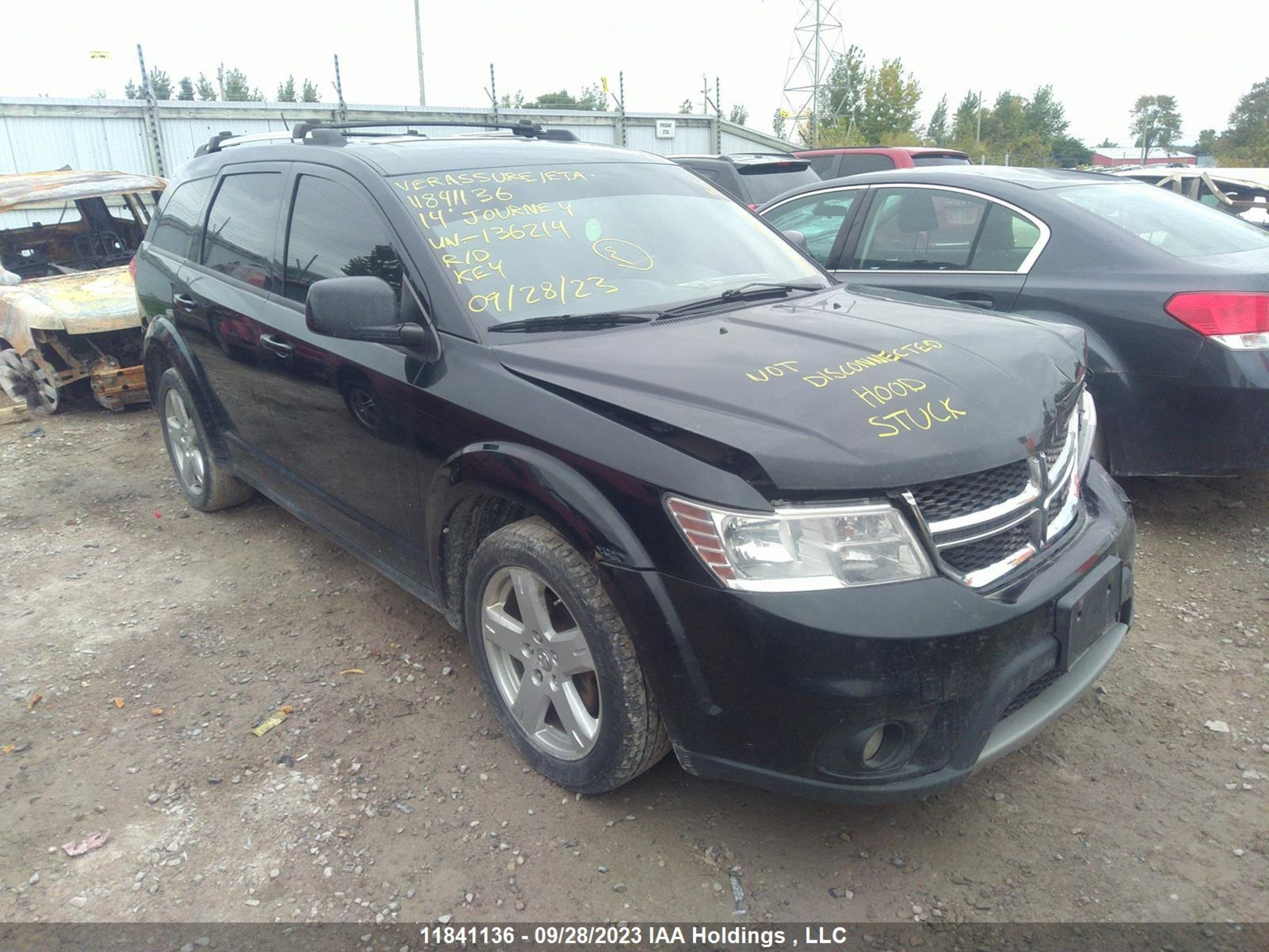 DODGE JOURNEY 2014 3c4pdccg7et136214