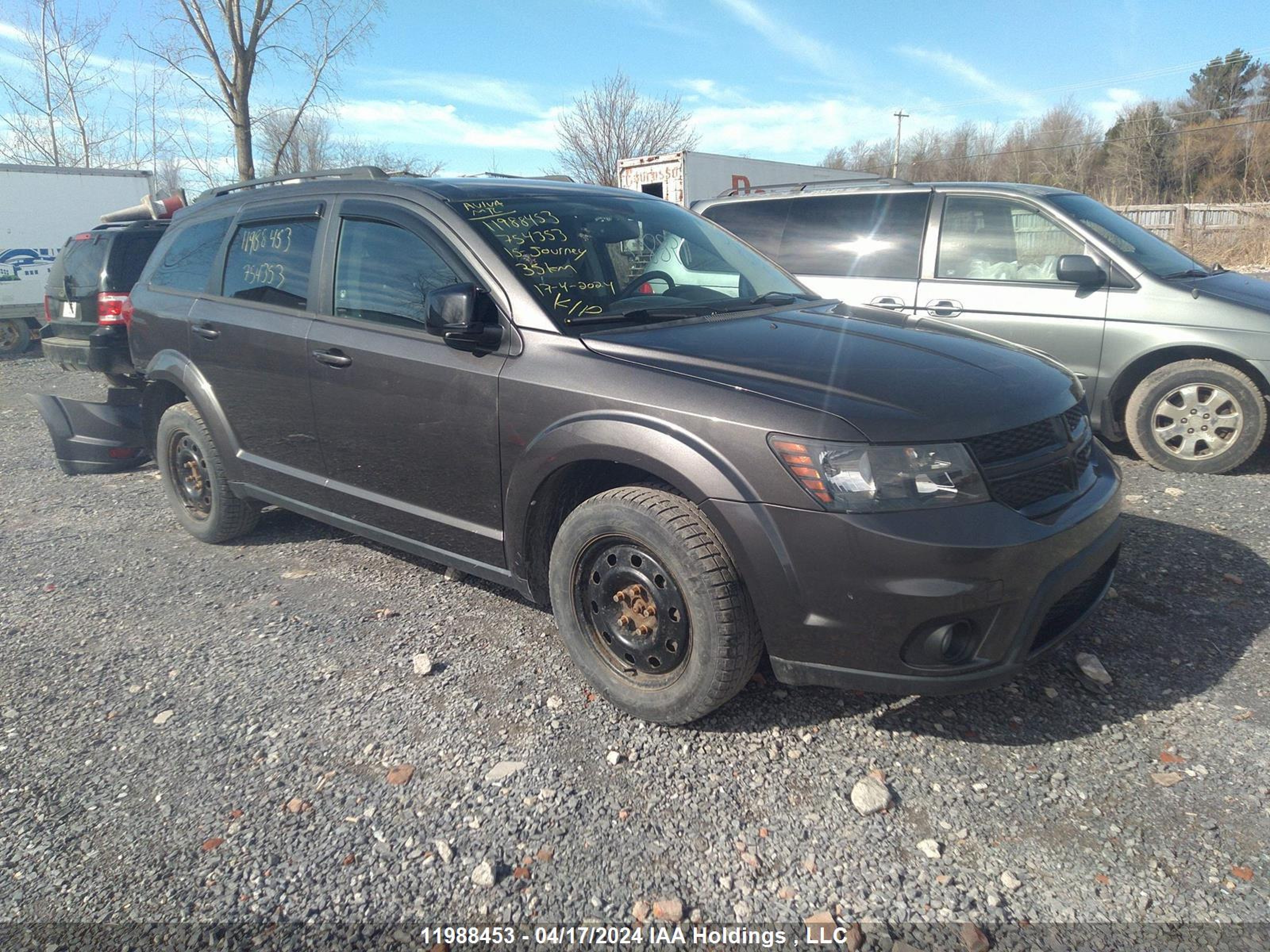 DODGE JOURNEY 2015 3c4pdccg8ft754353