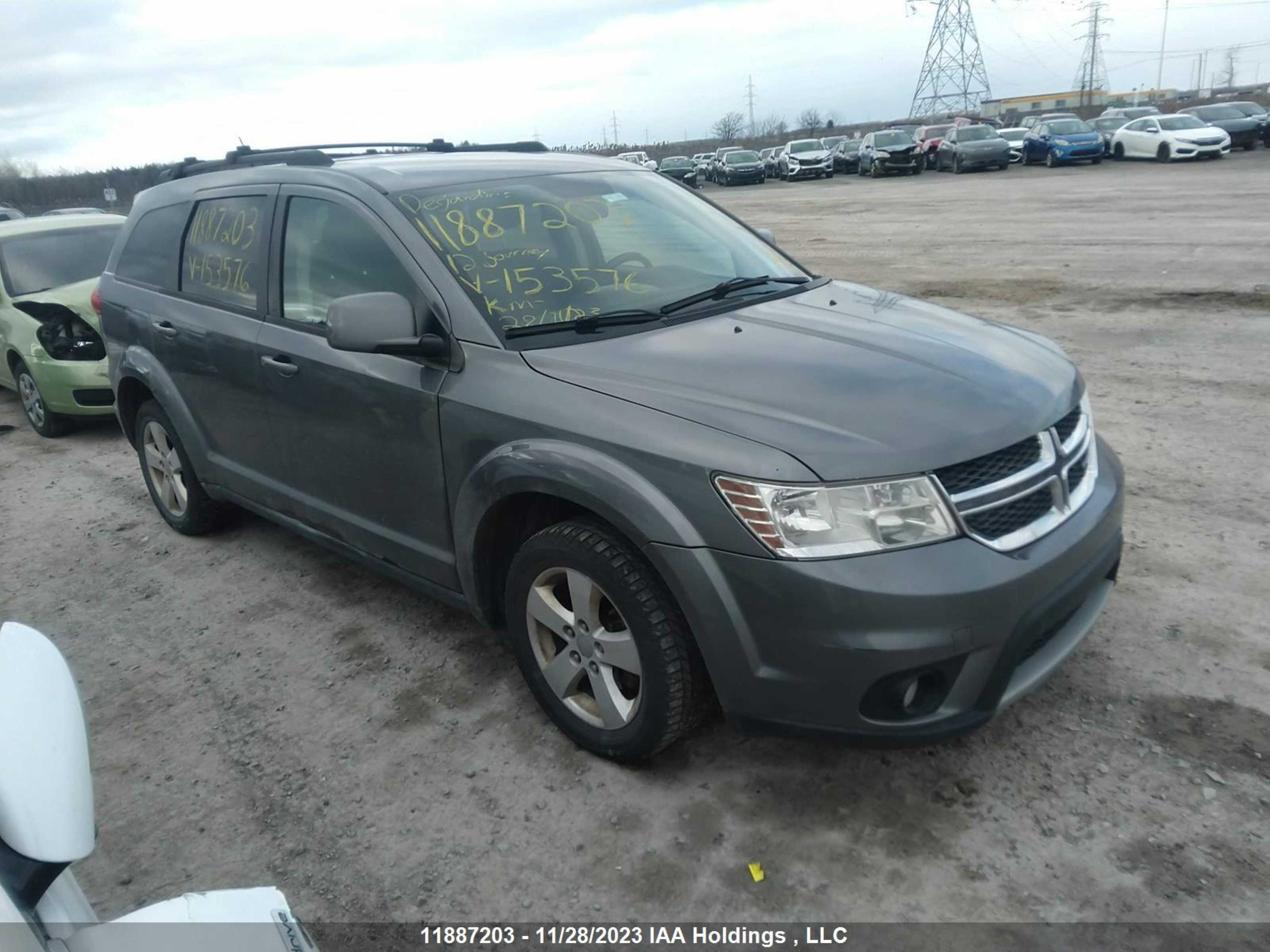 DODGE JOURNEY 2012 3c4pdccg9ct153576