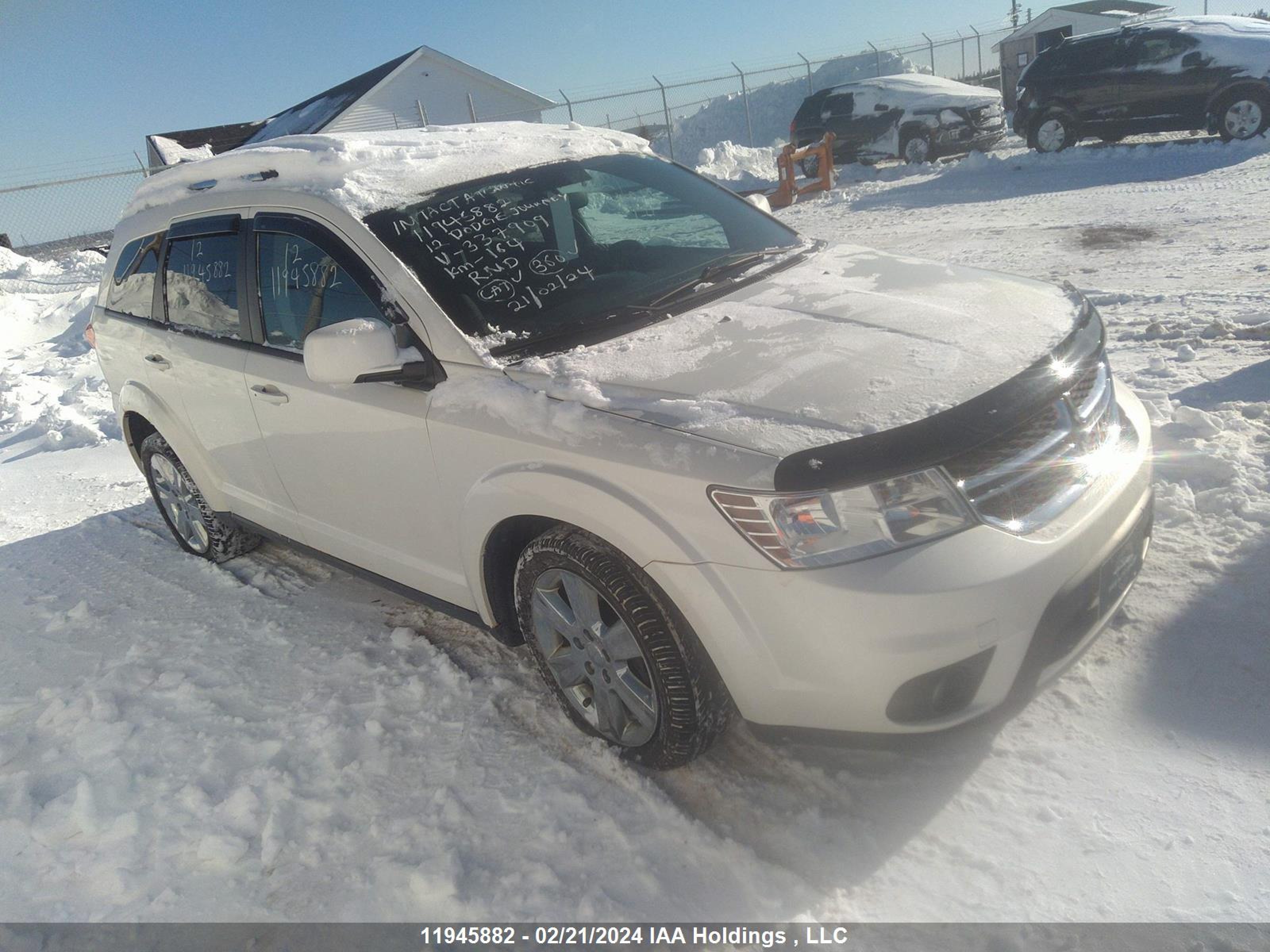 DODGE JOURNEY 2012 3c4pdccgxct337909