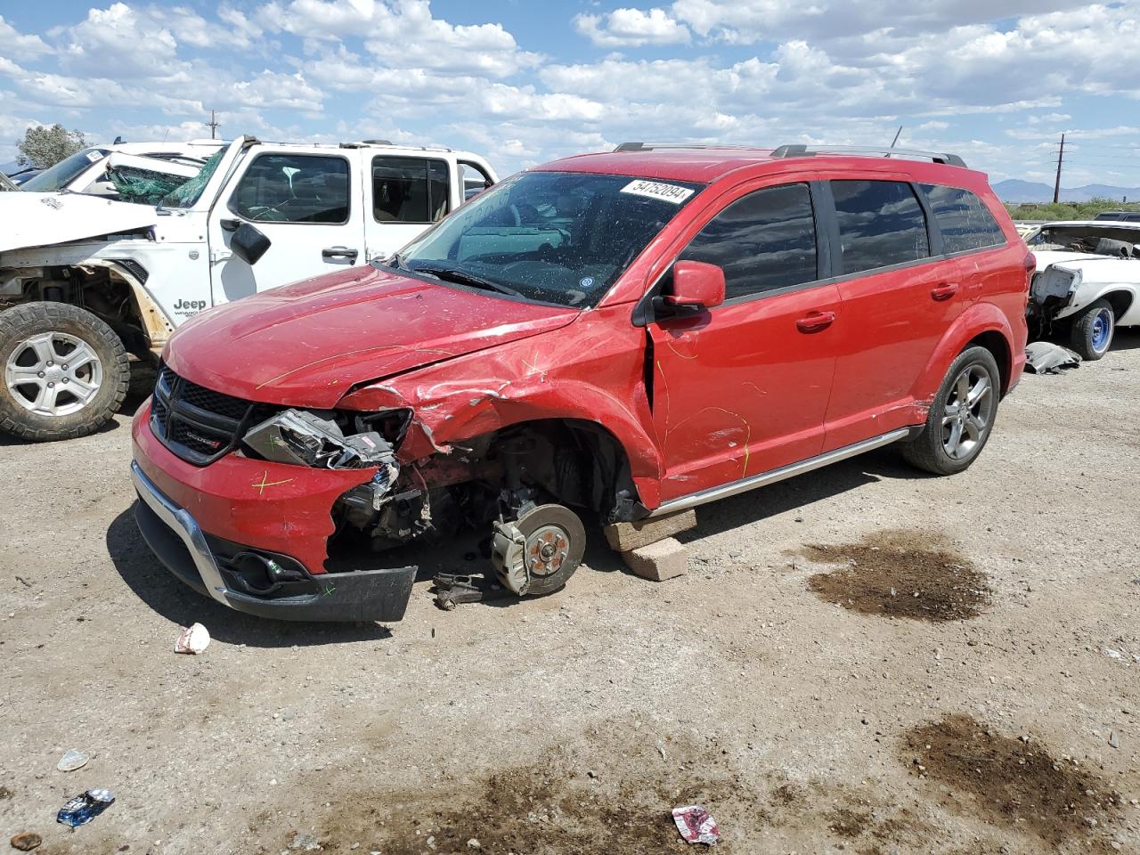 DODGE JOURNEY 2017 3c4pdcgg0ht555519