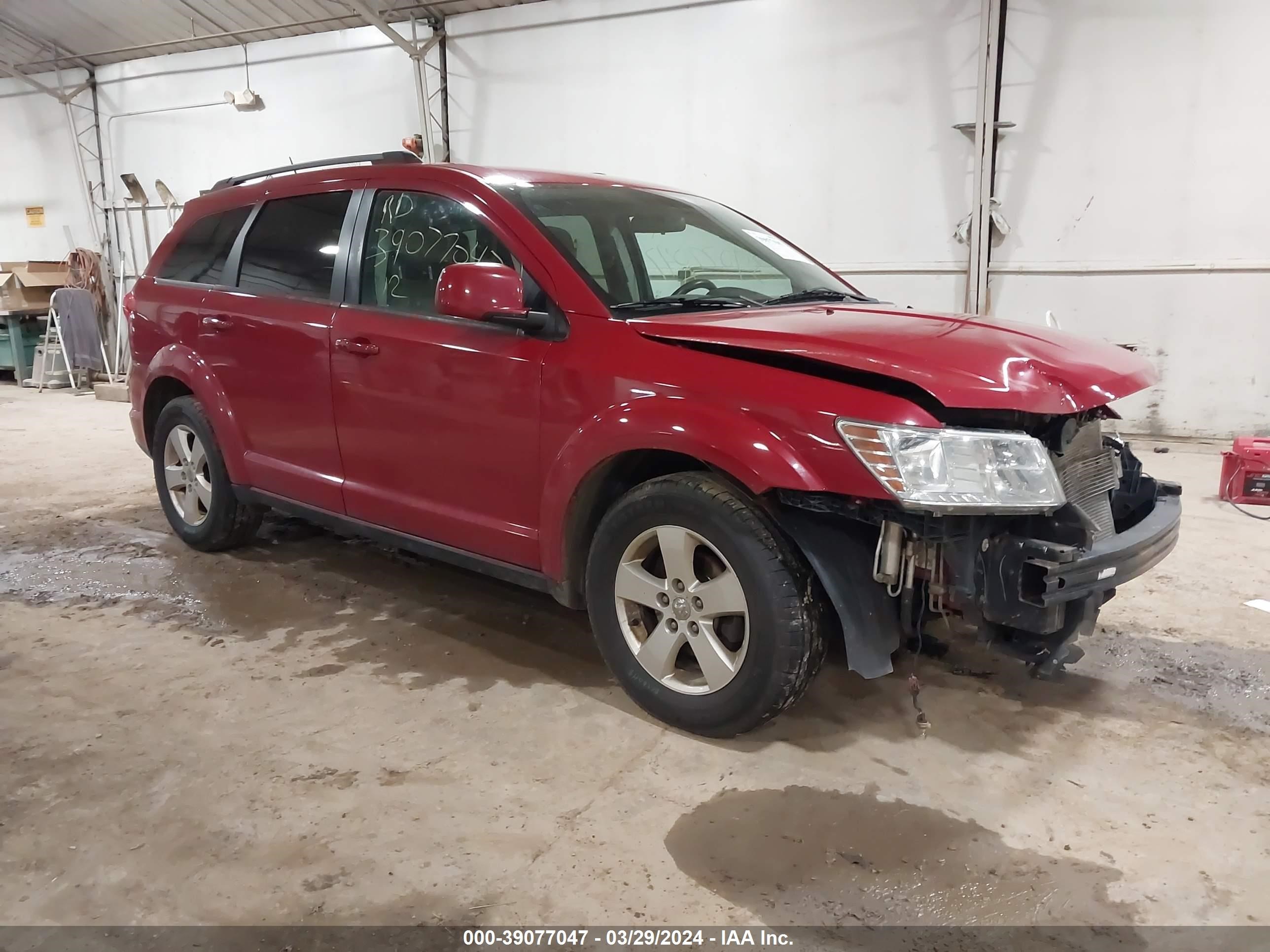 DODGE JOURNEY 2012 3c4pddbg9ct293294