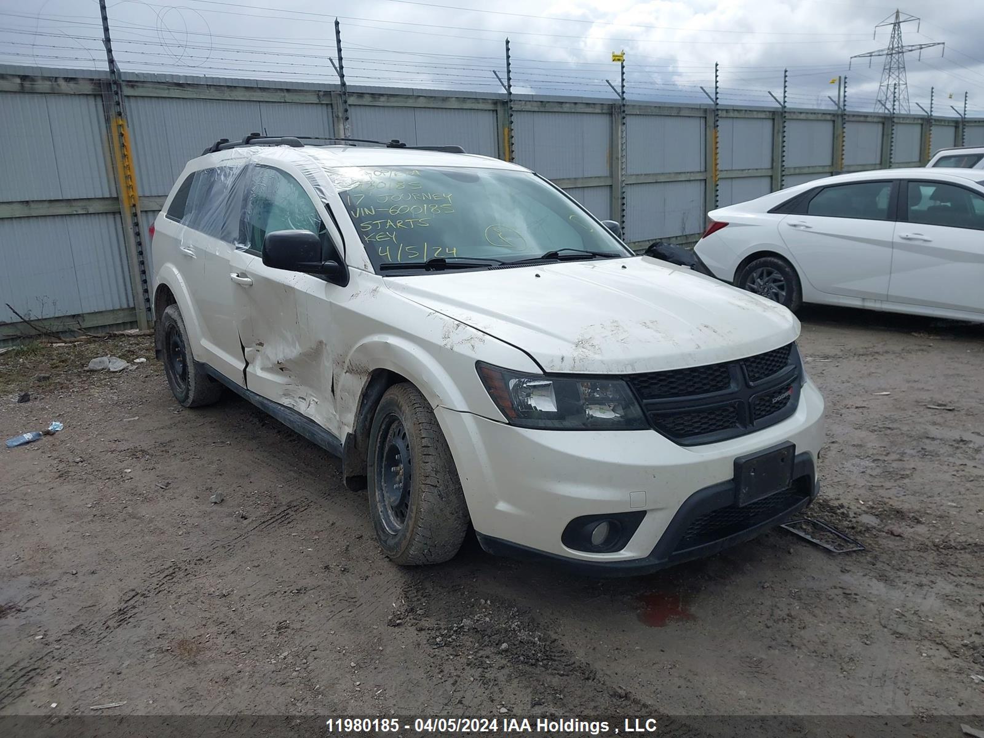 DODGE JOURNEY 2017 3c4pddcgxht600185