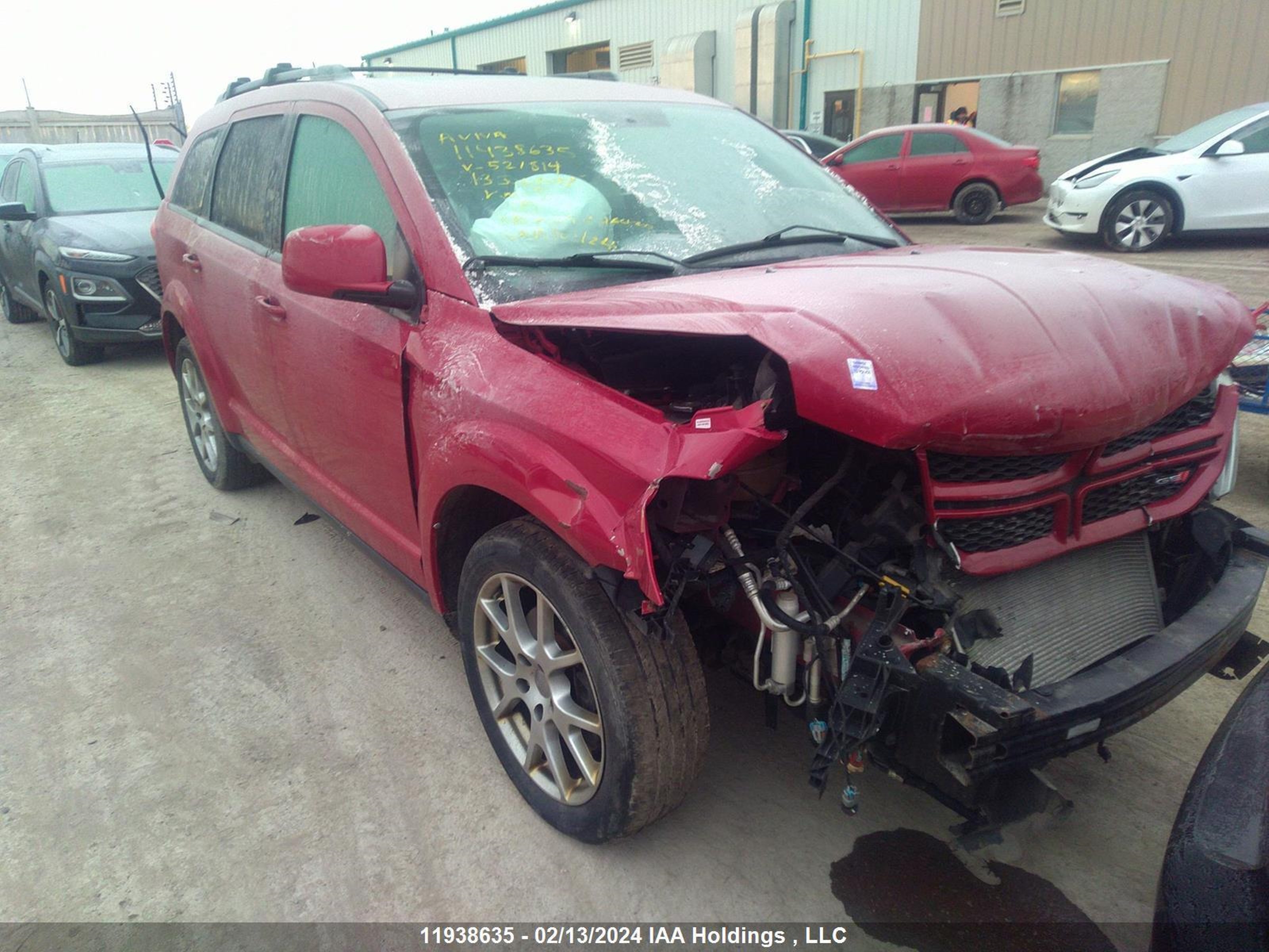 DODGE JOURNEY 2013 3c4pddeg4dt521814