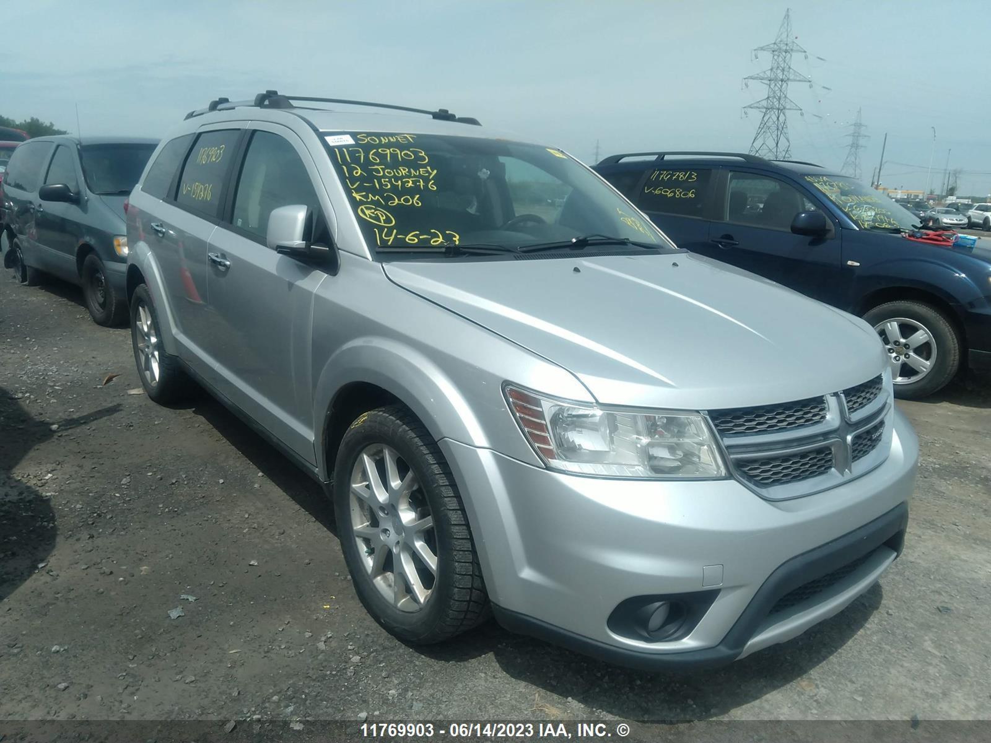 DODGE JOURNEY 2012 3c4pddfg0ct154276