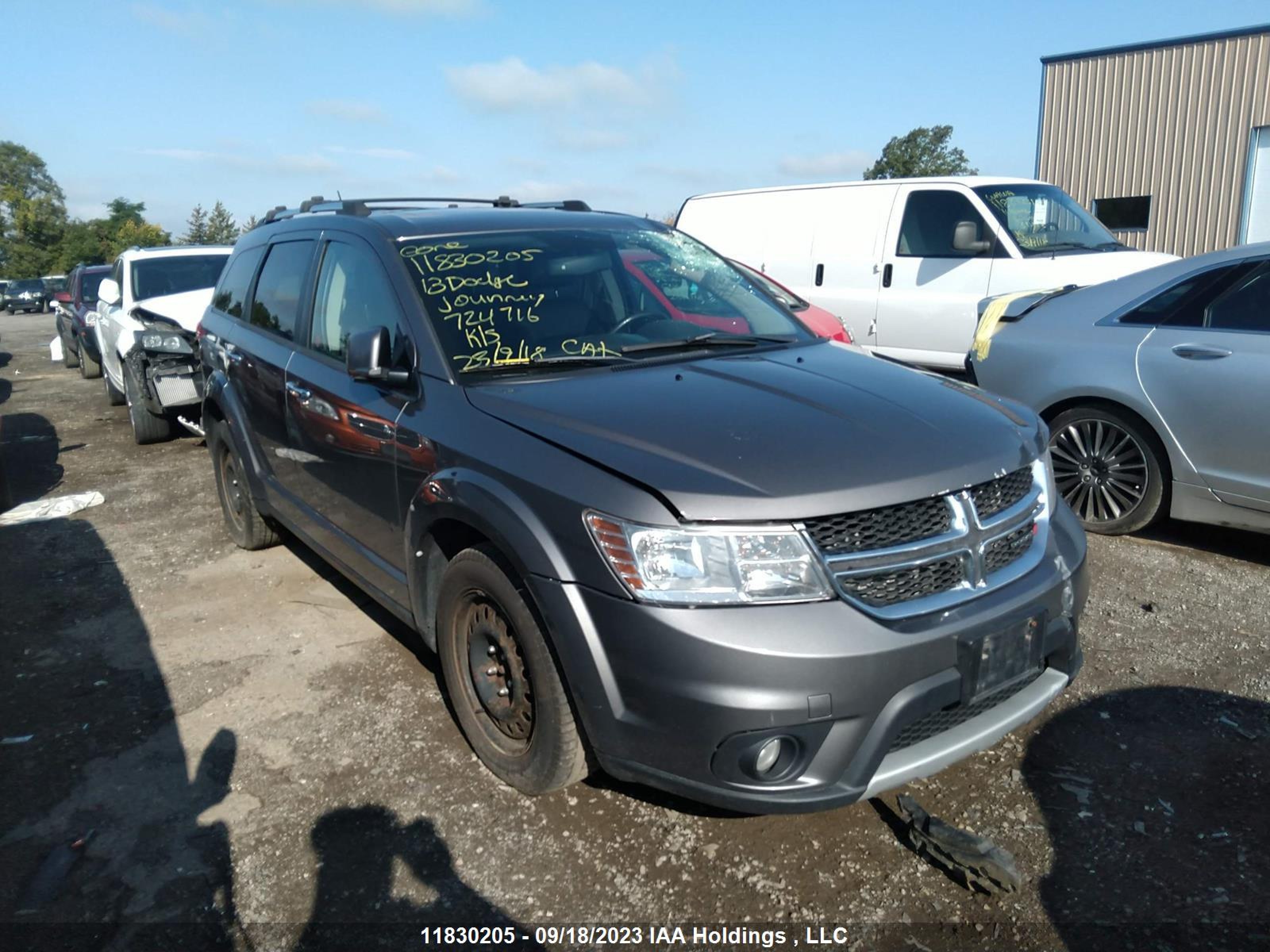 DODGE JOURNEY 2013 3c4pddfg2dt724716