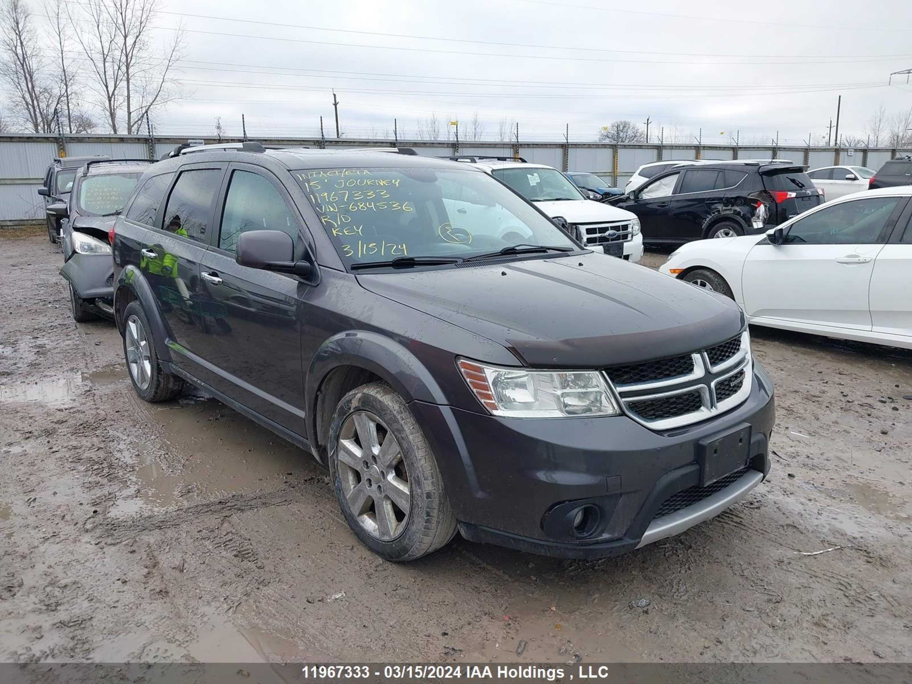 DODGE JOURNEY 2015 3c4pddfg3ft684536