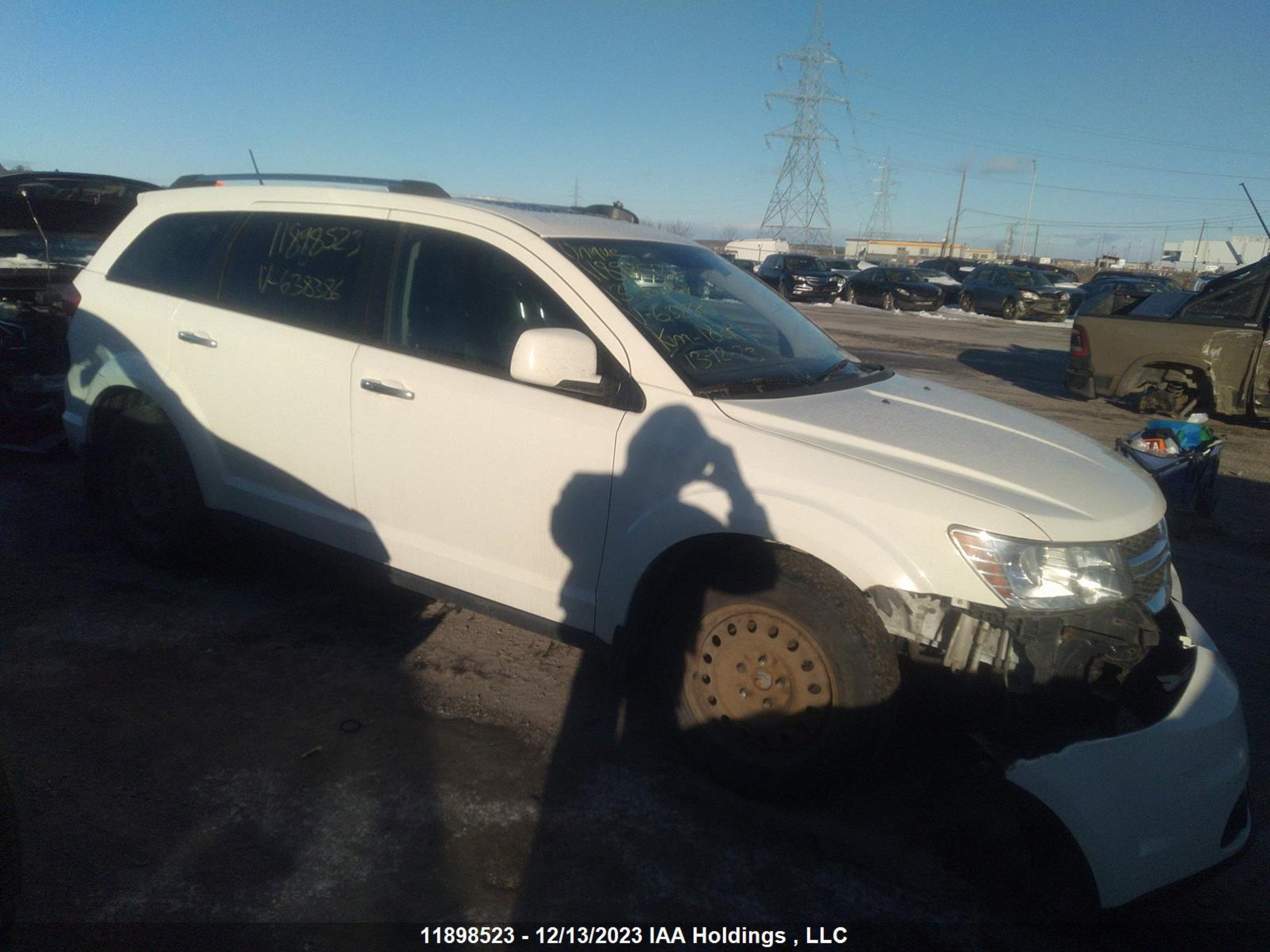 DODGE JOURNEY 2013 3c4pddfg4dt638386