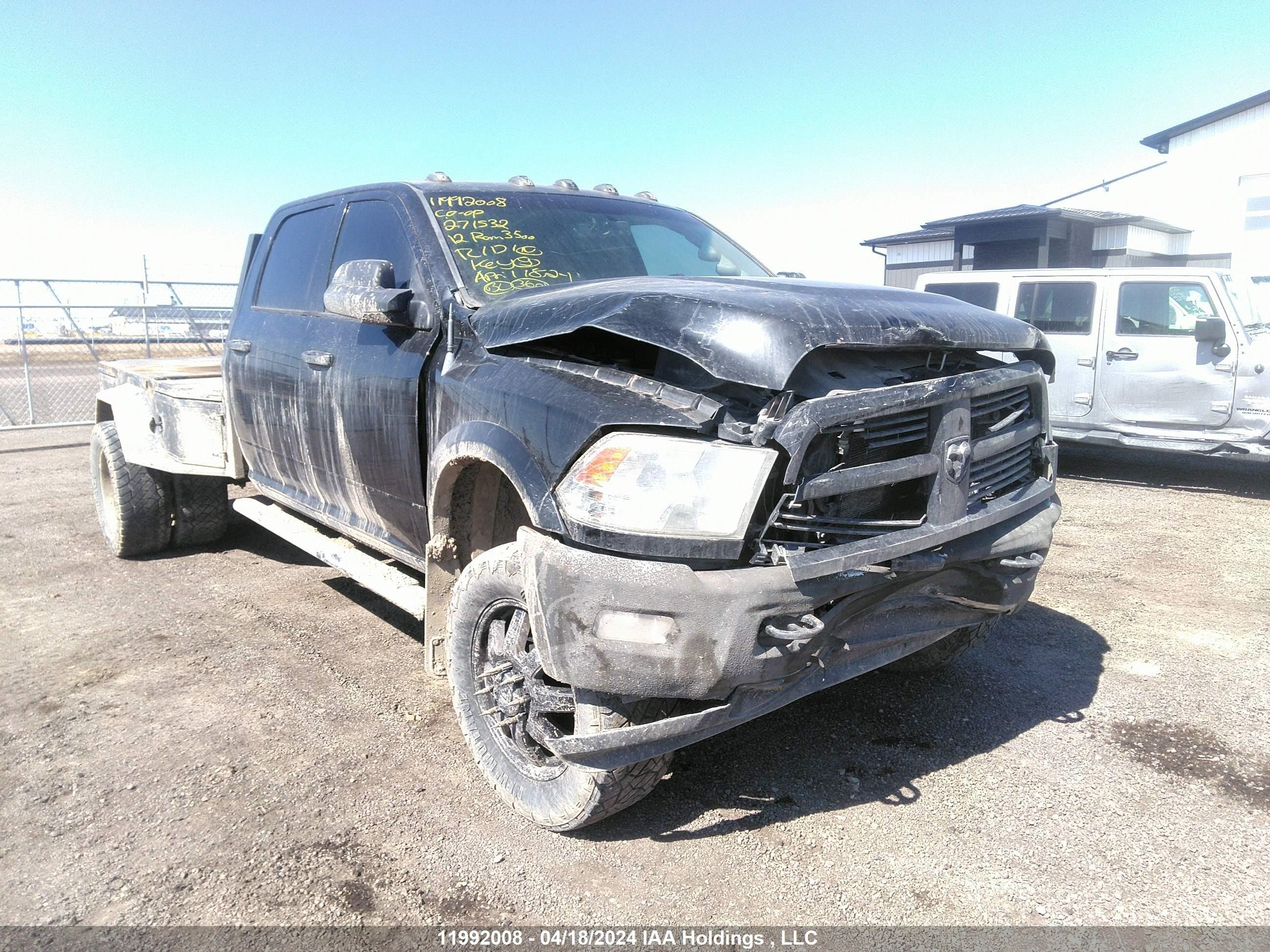 RAM 3500 2012 3c63drjl7cg271532