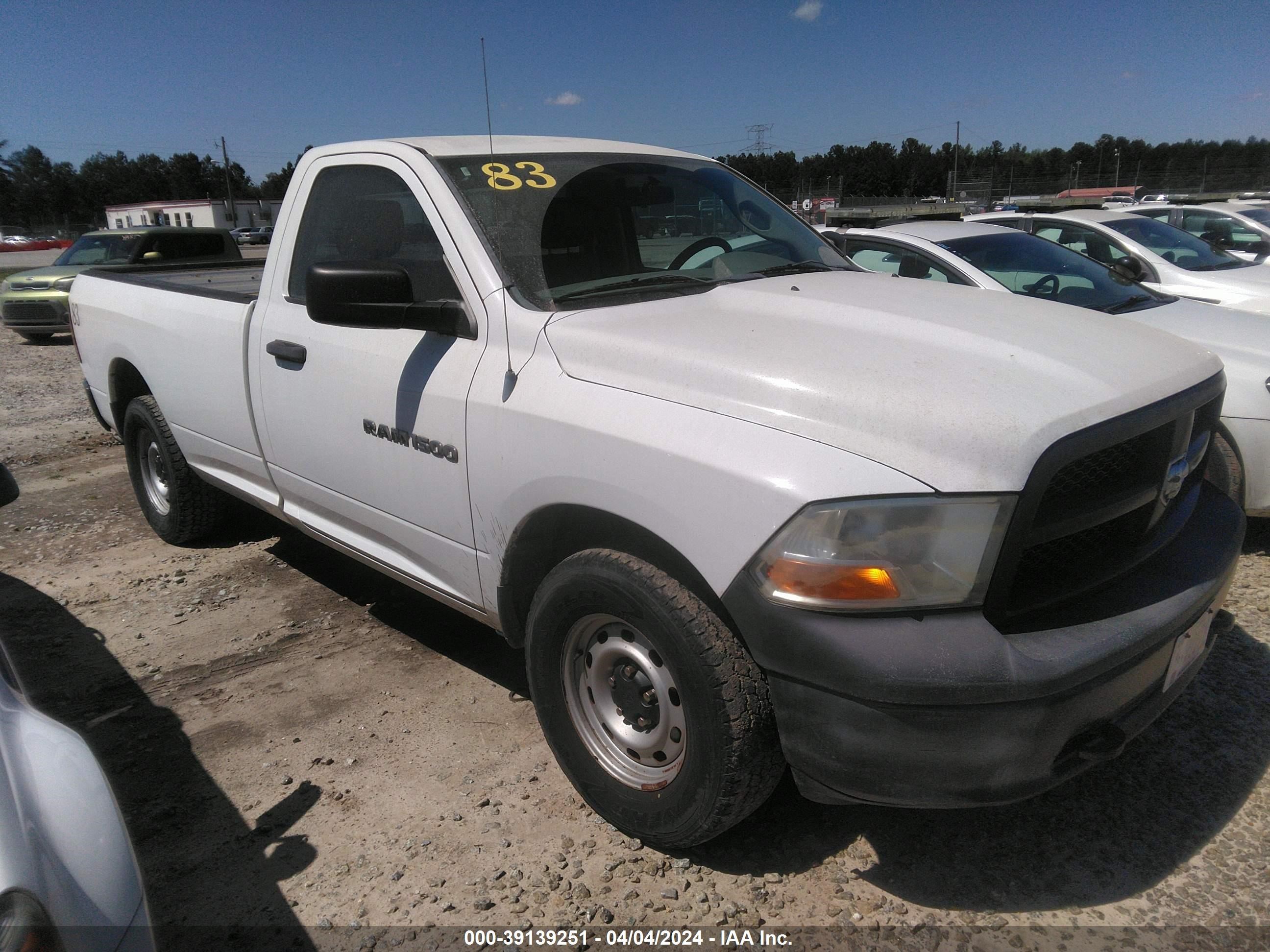 RAM 1500 2012 3c6jd7dp7cg139719