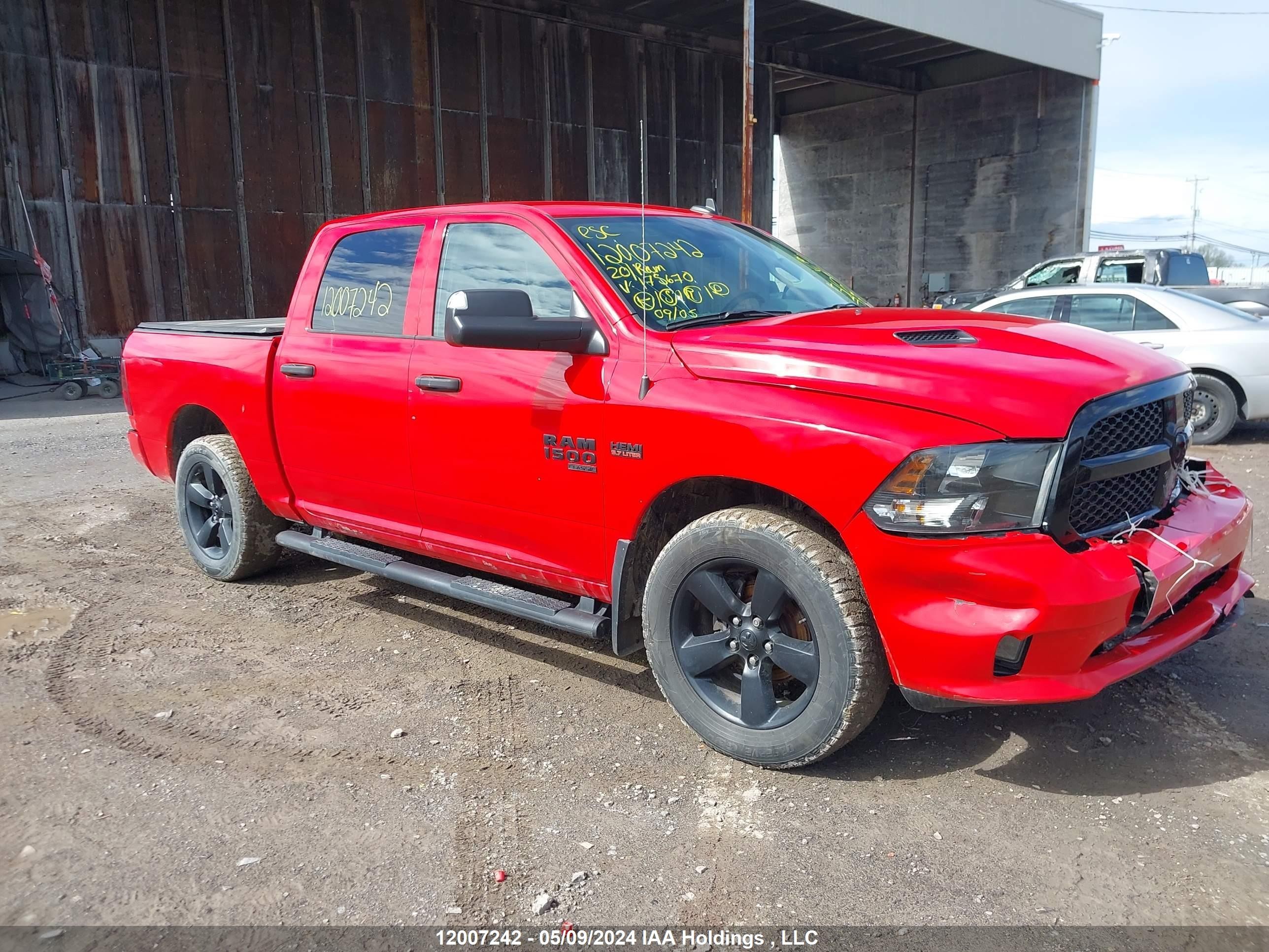 RAM 1500 2020 3c6rr7kt1lg175670