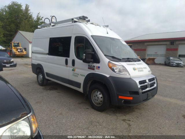 RAM PROMASTER CARGO VAN 2017 3c6trvcg7he542134