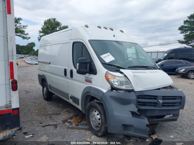 RAM PROMASTER 2500 2016 3c6trvcgxge105629