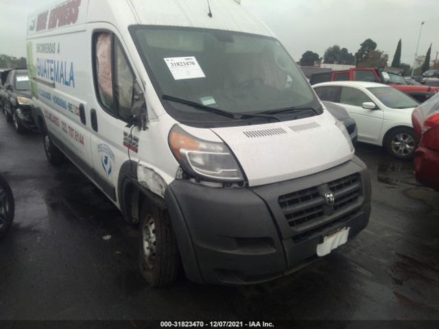 RAM PROMASTER CARGO VAN 2017 3c6trvdg2he544324