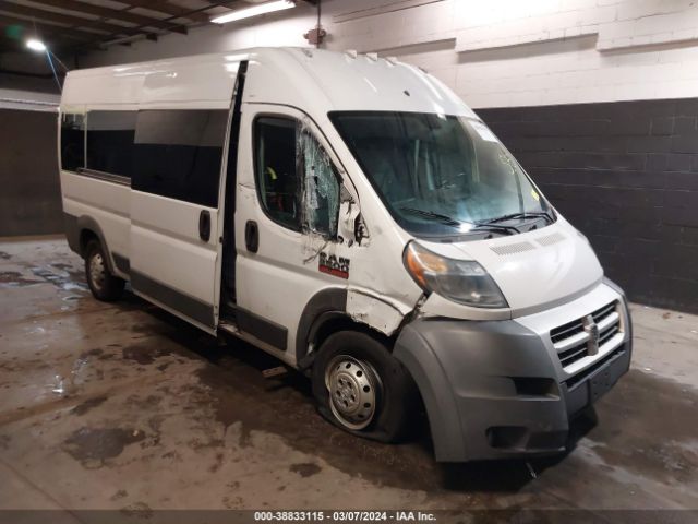 RAM PROMASTER 2500 WINDOW VAN 2015 3c6trvpg2fe518105