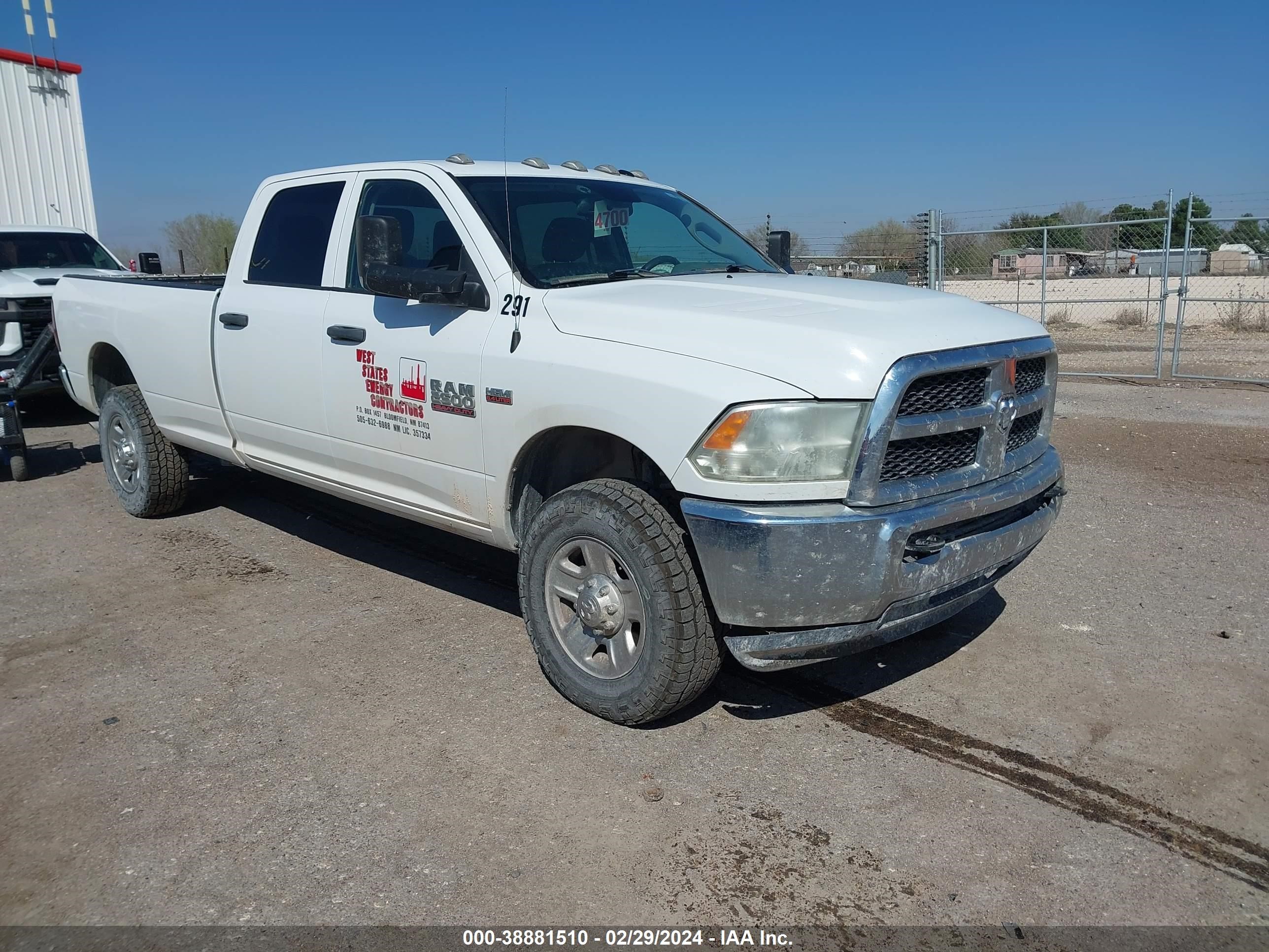 RAM 2500 2018 3c6ur5hj2jg309510