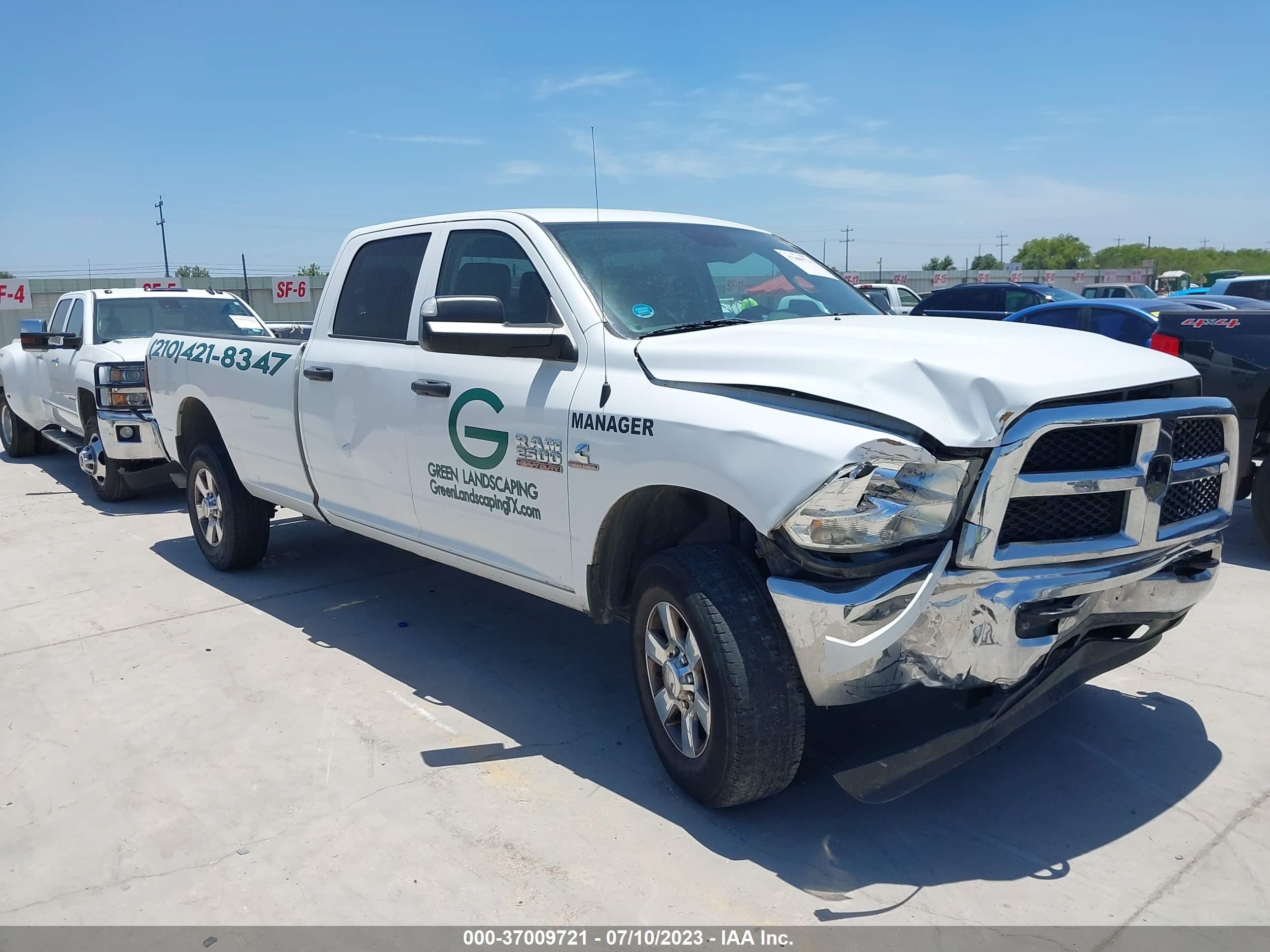 RAM 2500 2018 3c6ur5hl4jg382282