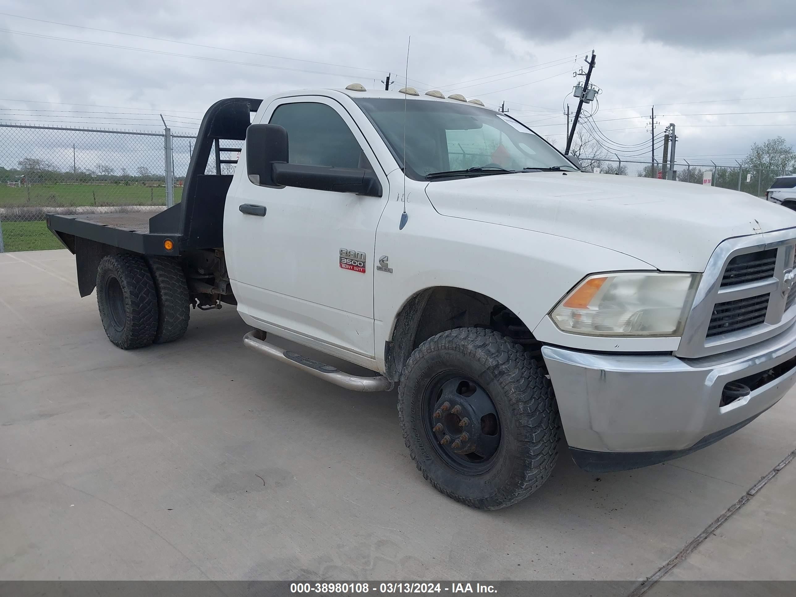 DODGE RAM 2012 3c7wdtal3cg213844