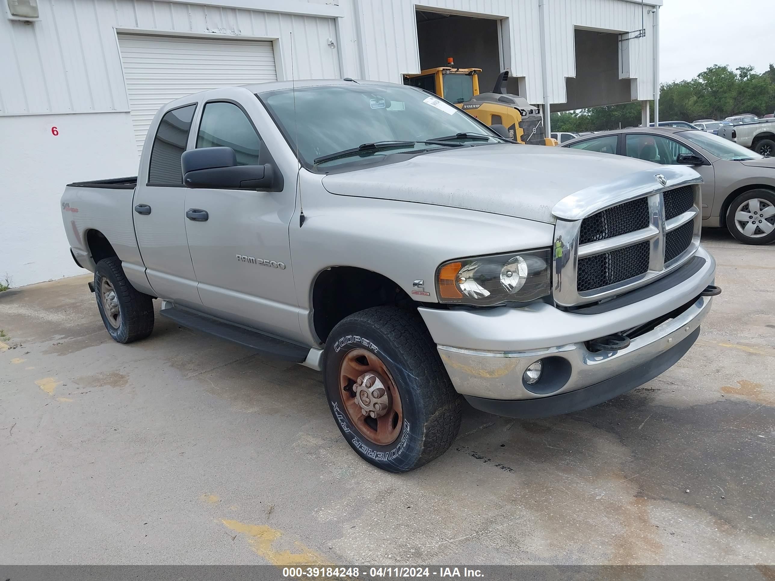 DODGE RAM 2005 3d3ks28c95g763741