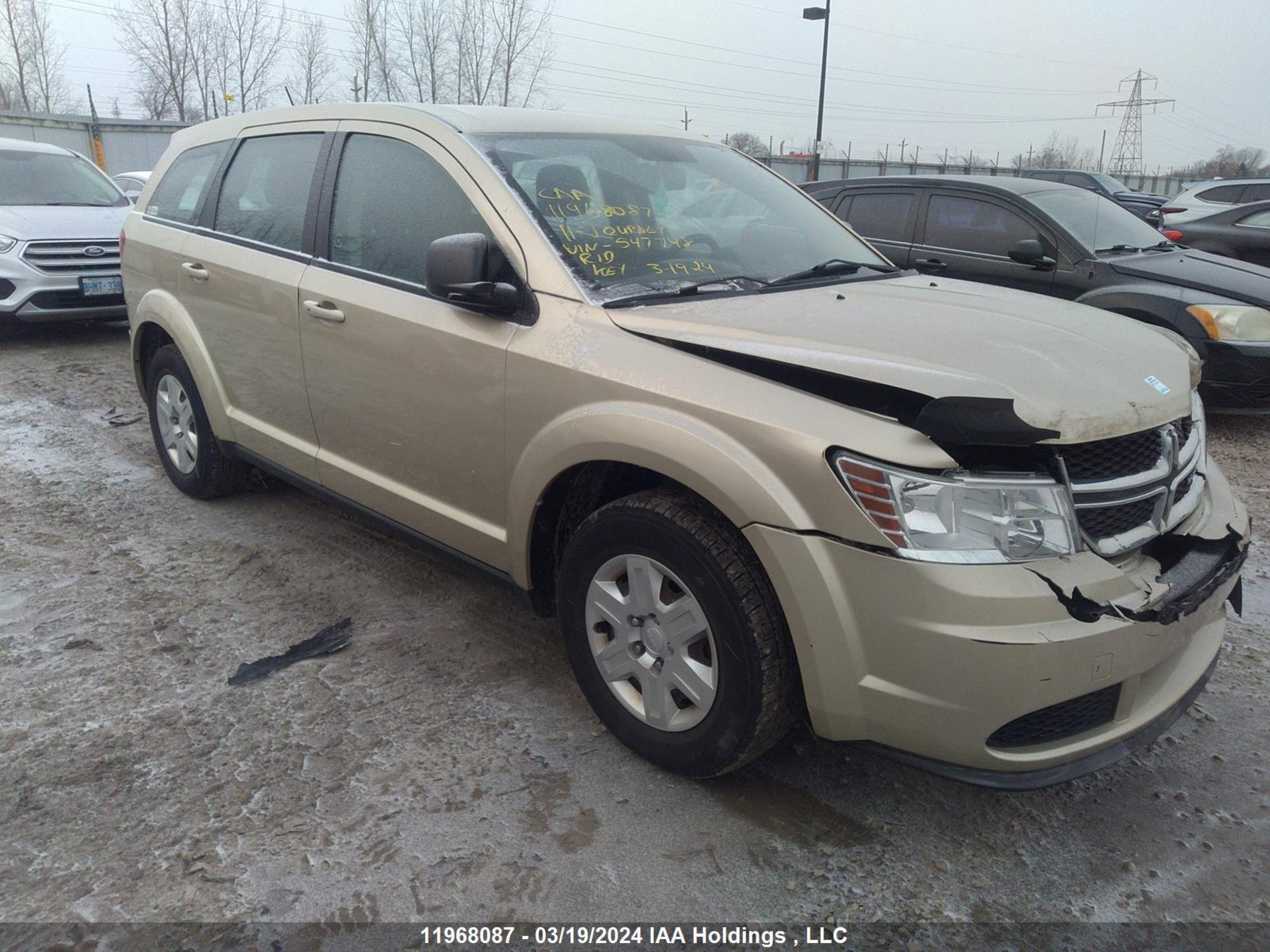 DODGE JOURNEY 2011 3d4pg4fb1bt547748