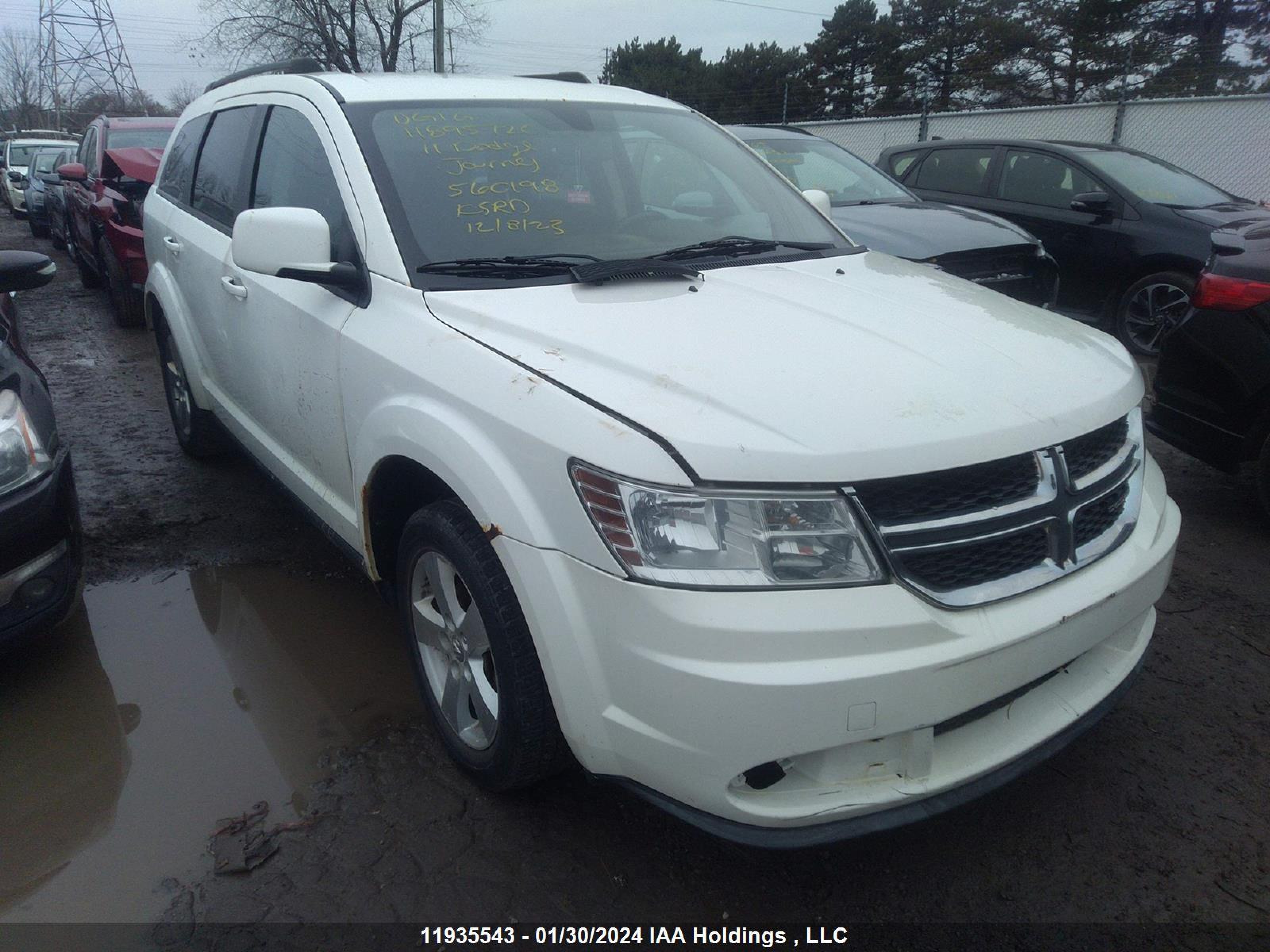 DODGE JOURNEY 2011 3d4pg4fb2bt560198