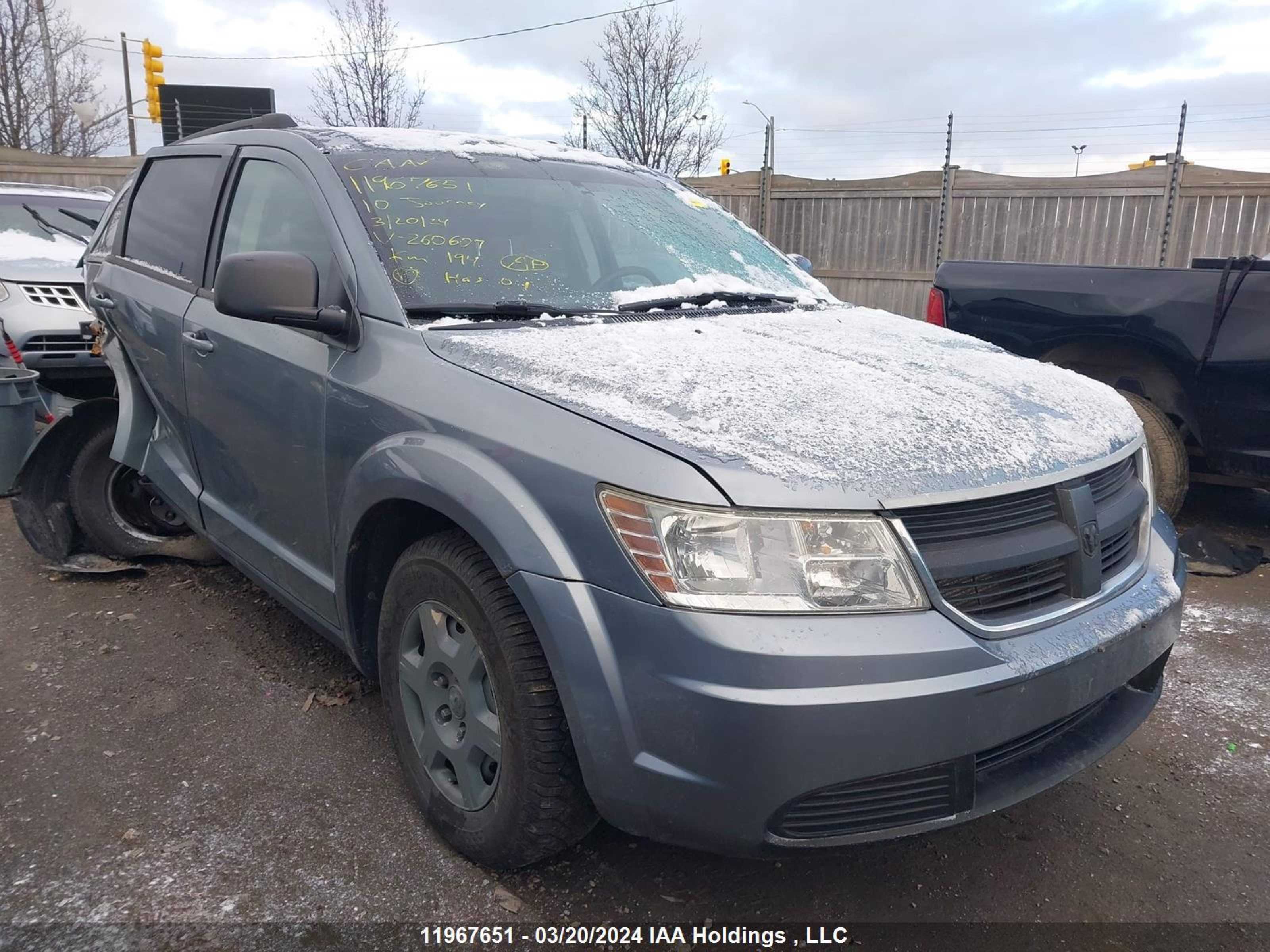 DODGE JOURNEY 2010 3d4pg4fb7at260607