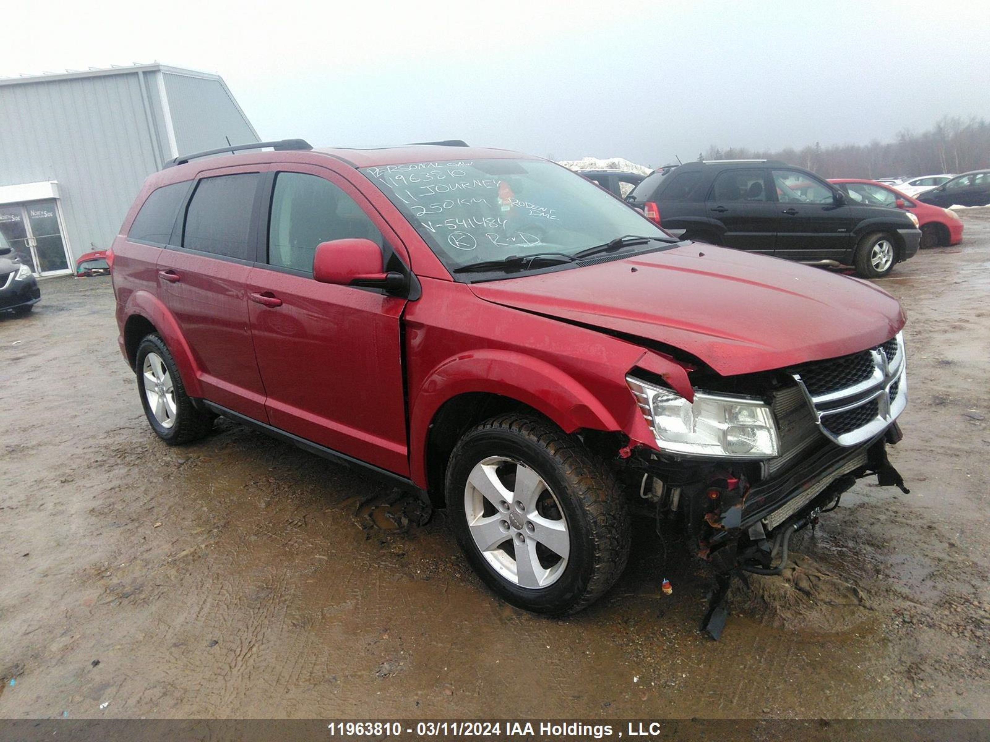 DODGE JOURNEY 2011 3d4pg5fg5bt541484