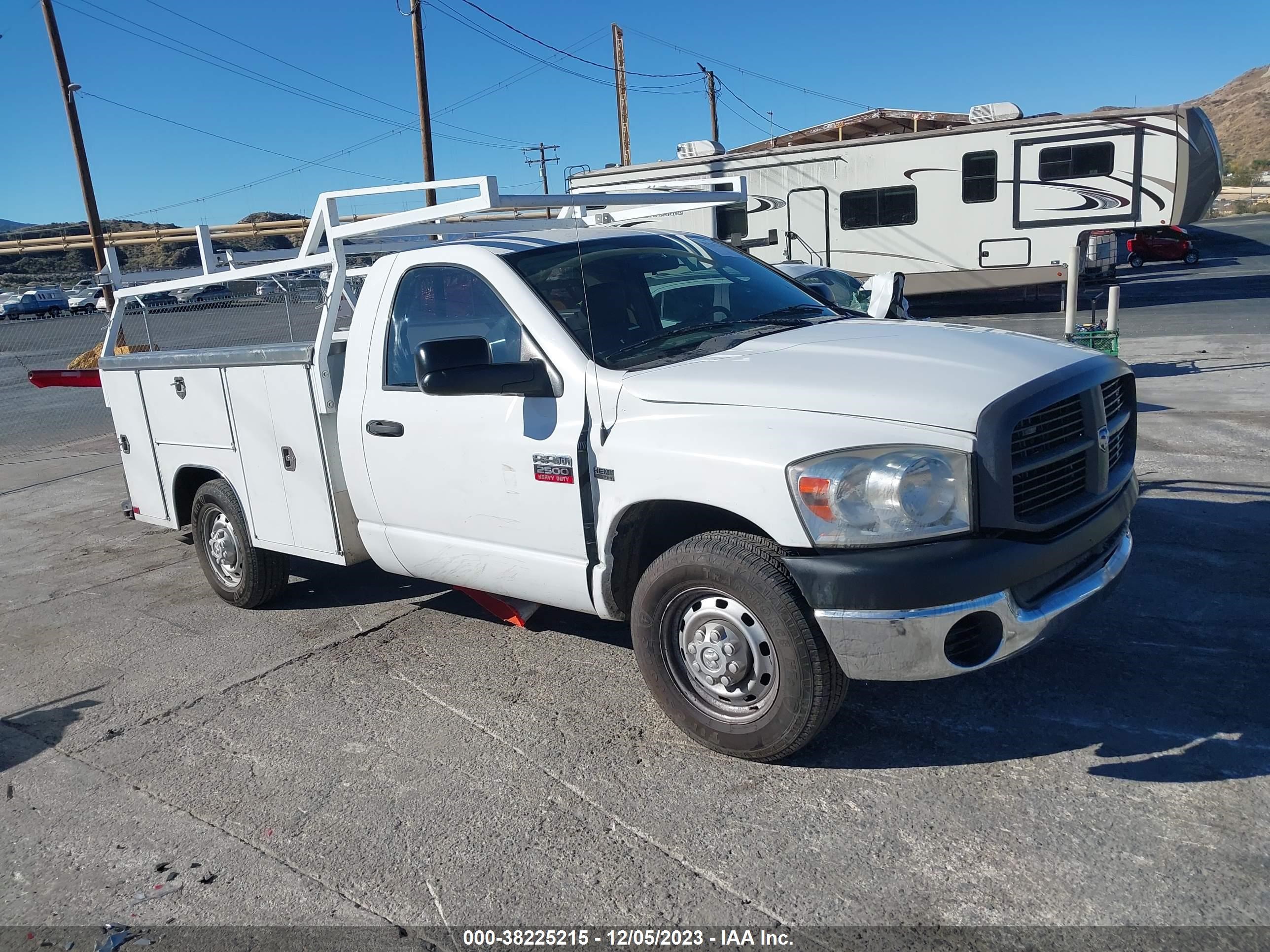 DODGE RAM 2007 3d6wr26d77g768645