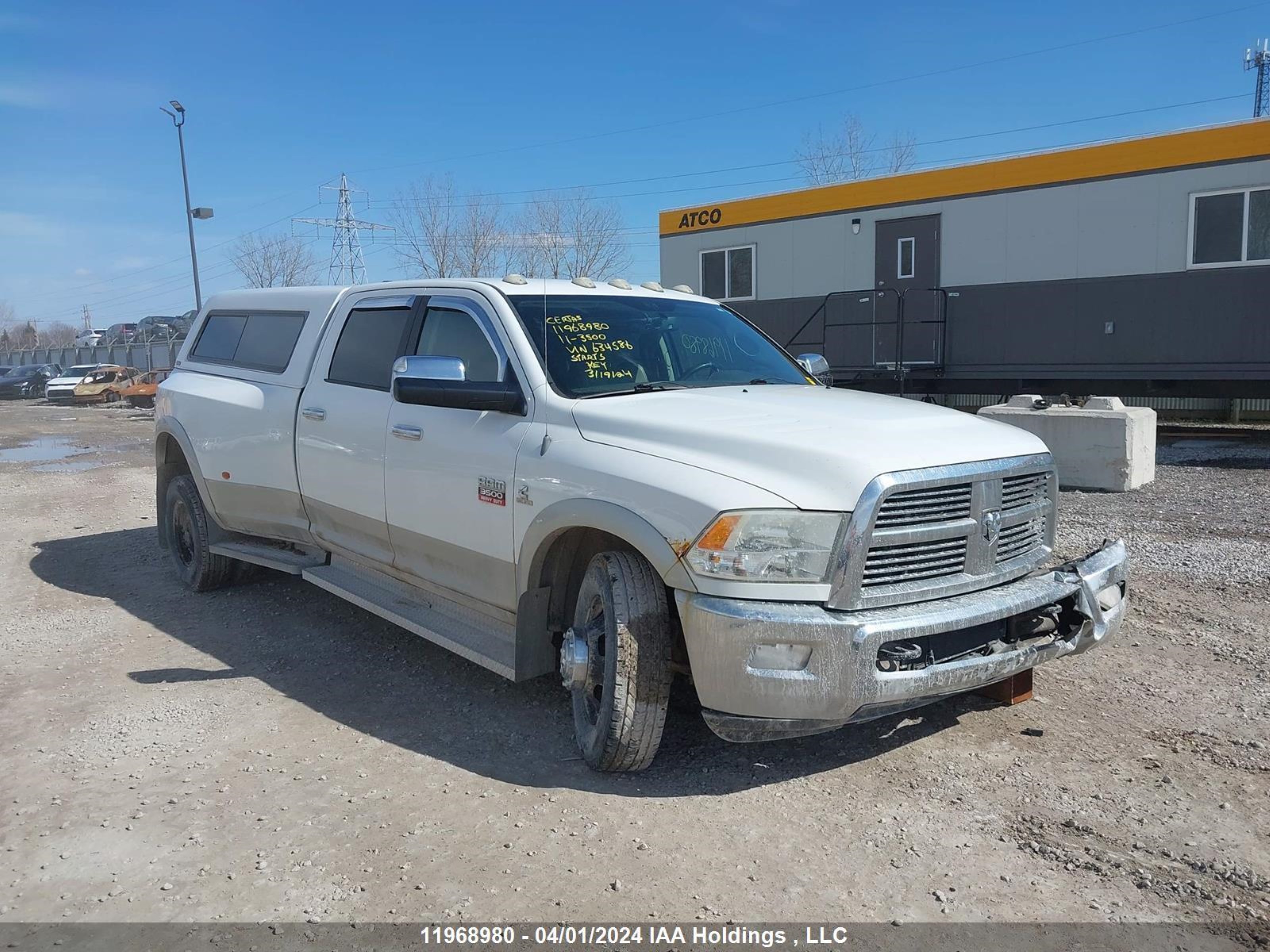 DODGE RAM 2011 3d73y4cl3bg634586