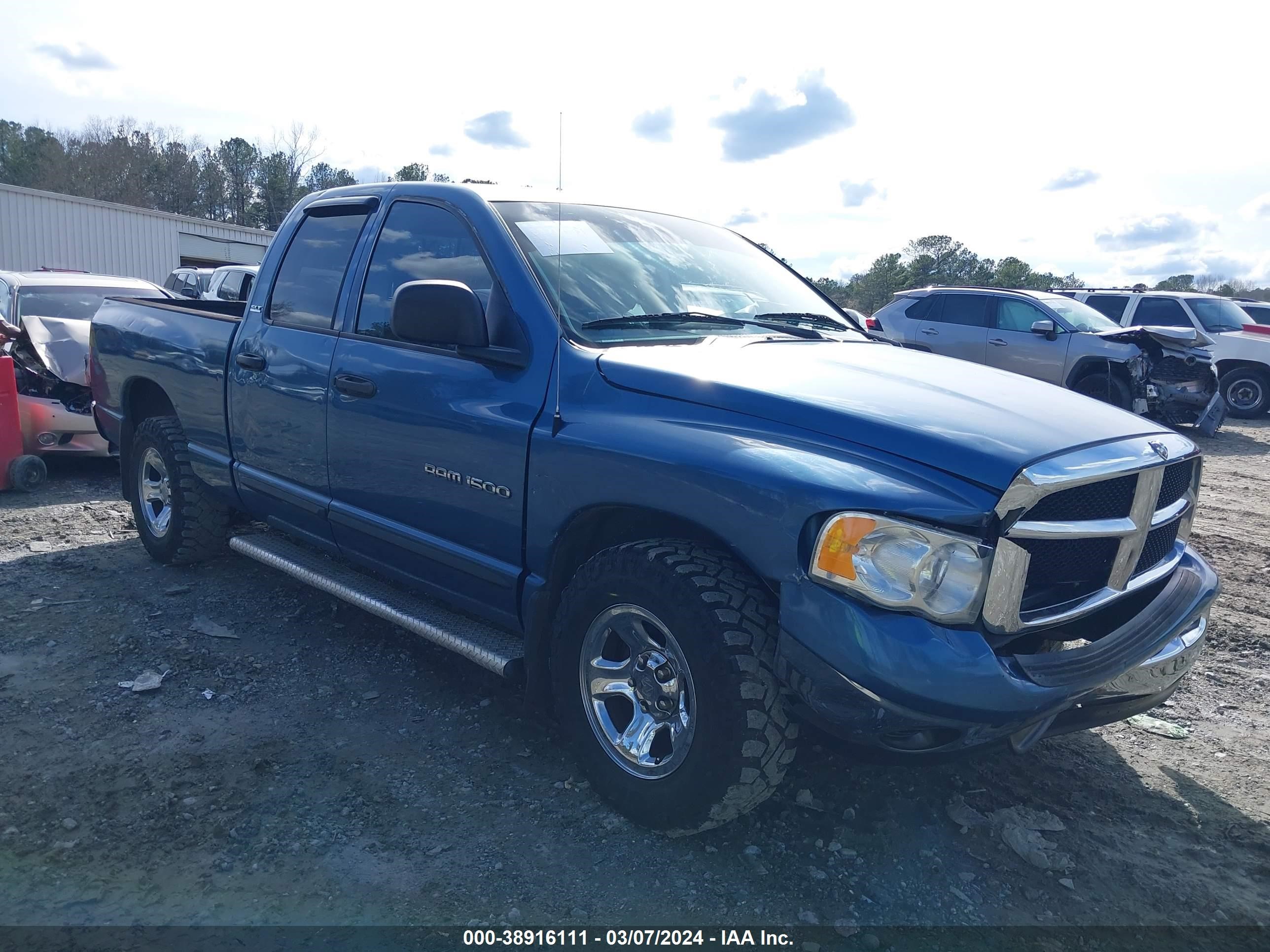 DODGE RAM 2002 3d7ha18n92g147752