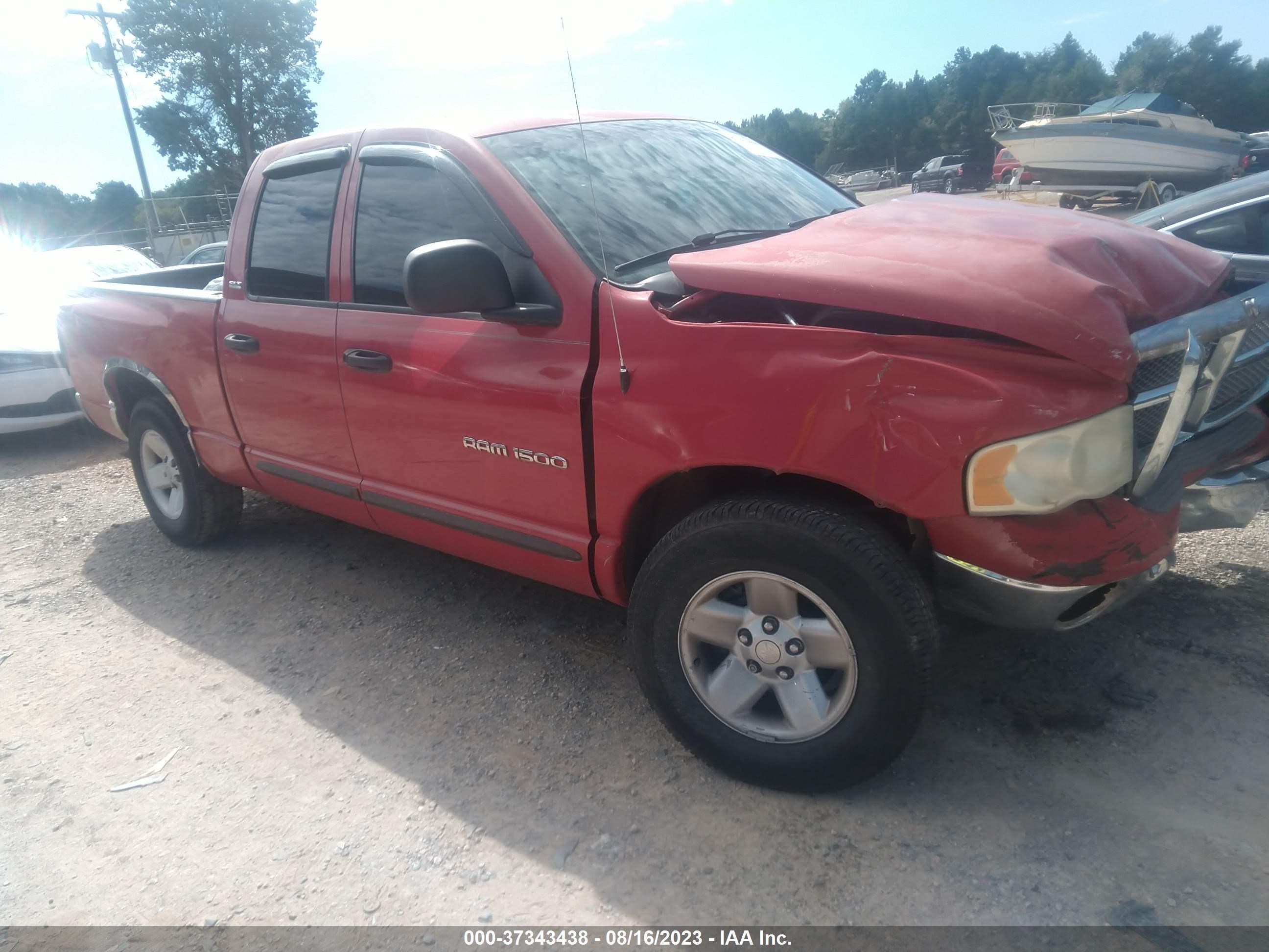 DODGE RAM 2002 3d7ha18z62g174667