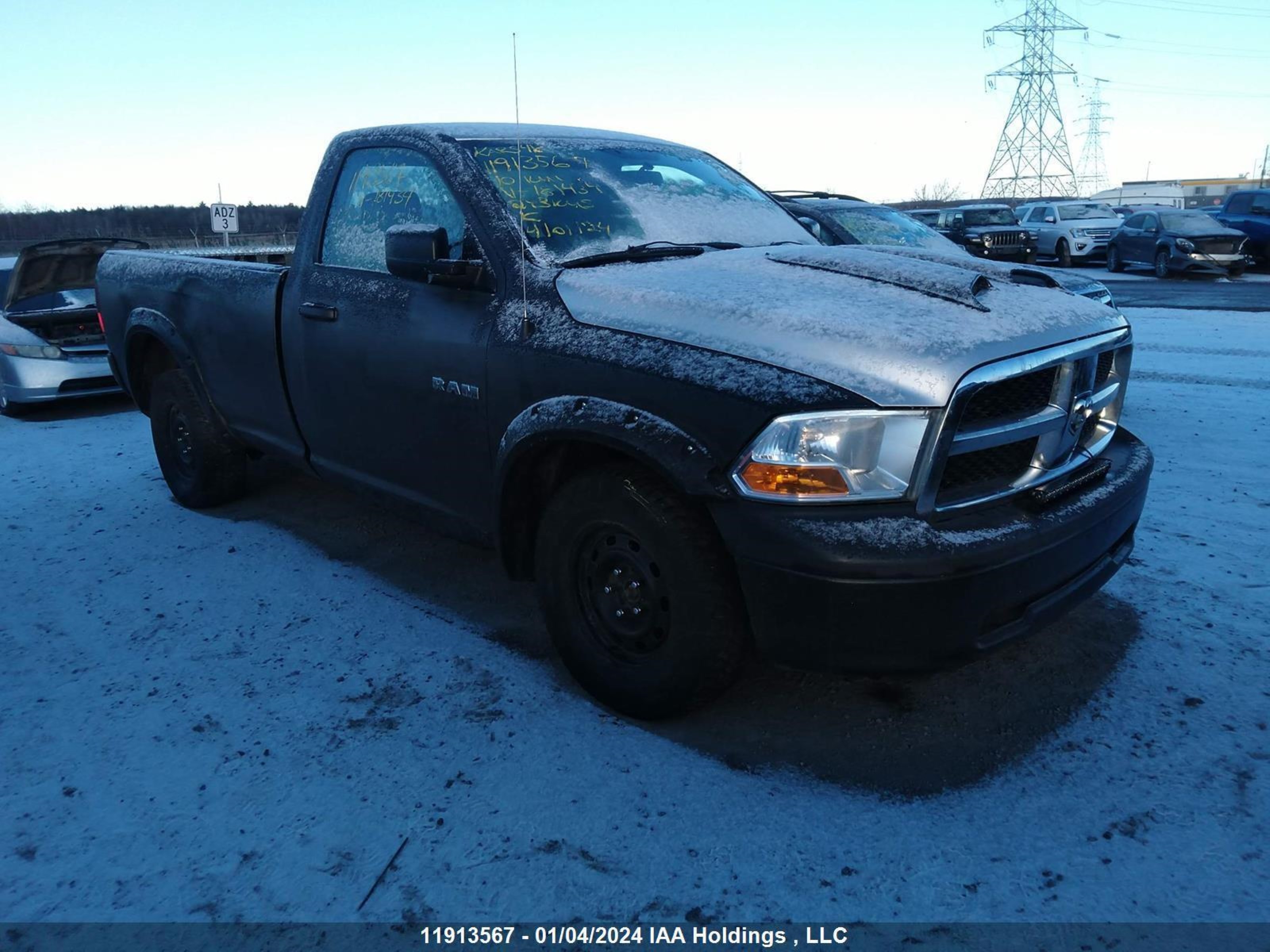 DODGE RAM 2010 3d7jv1ep8ag181434