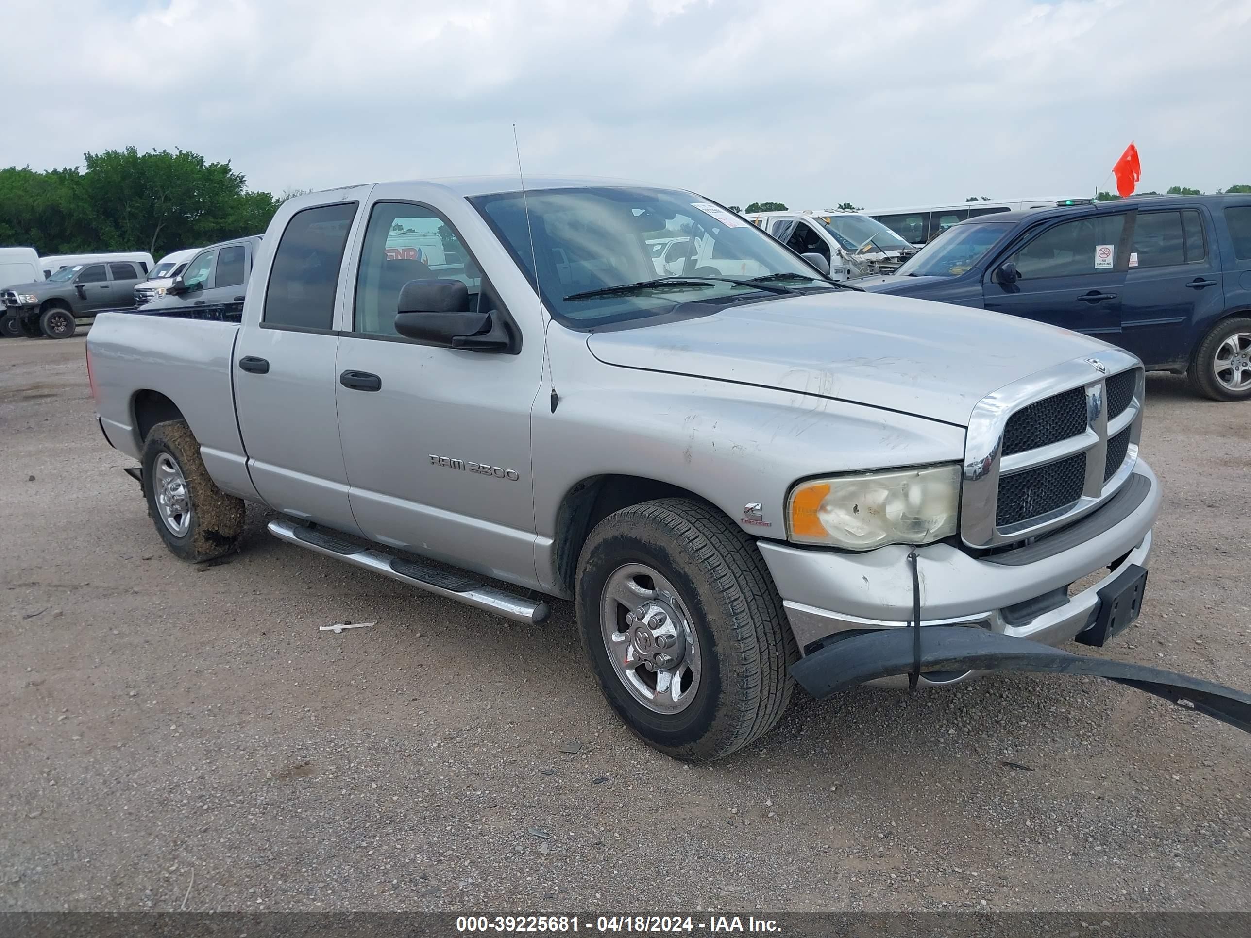 DODGE RAM 2005 3d7kr28c05g792829