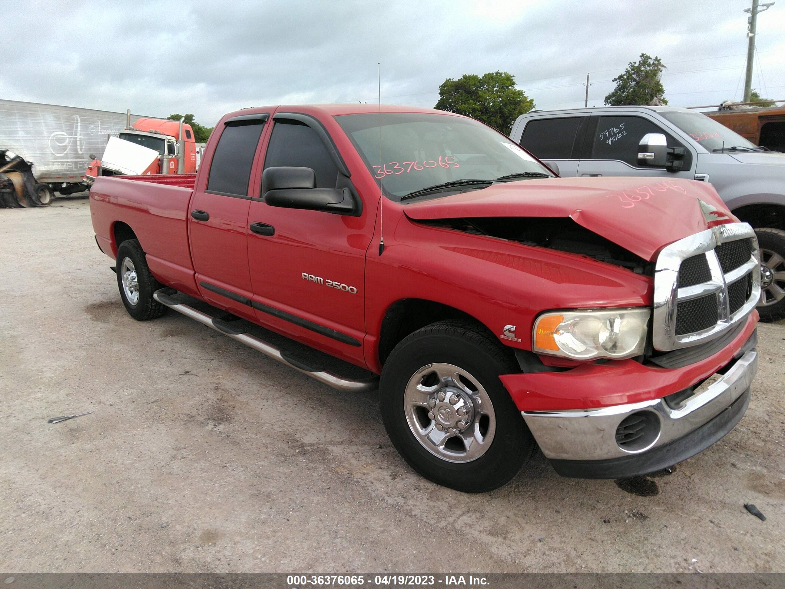 DODGE RAM 2005 3d7kr28c25g833333