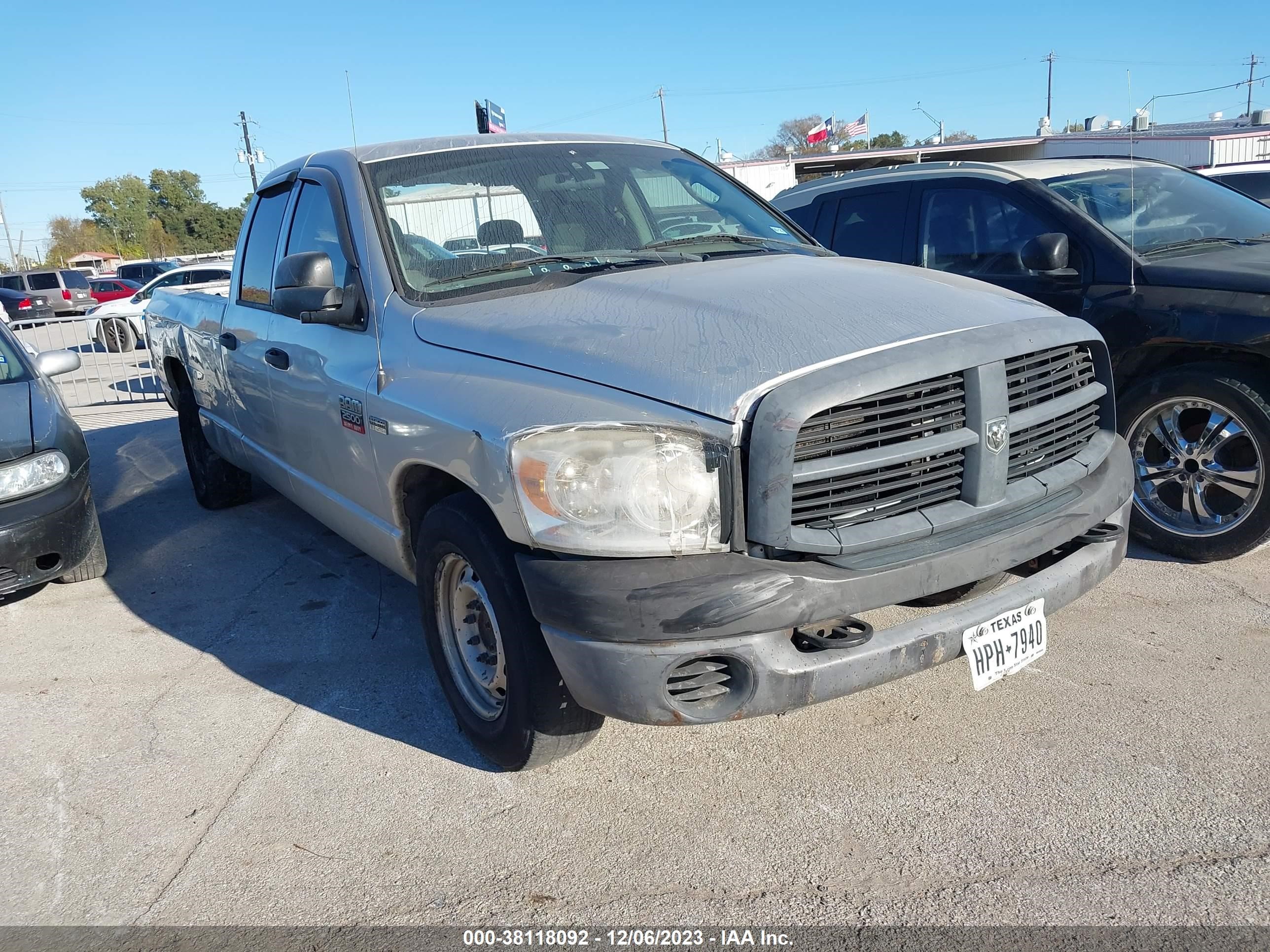 DODGE RAM 2008 3d7kr28d78g180205