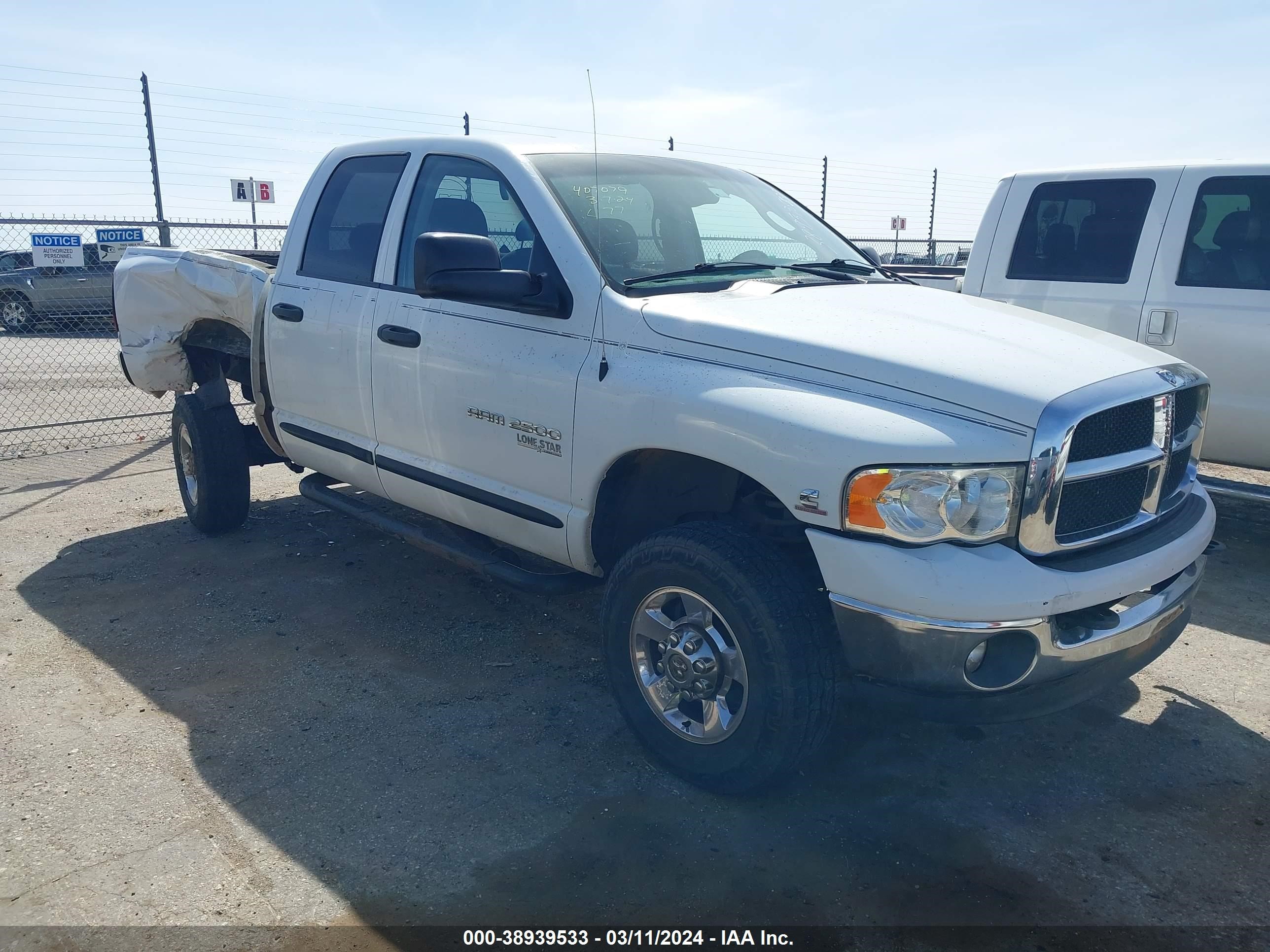 DODGE RAM 2005 3d7ks28c55g846095