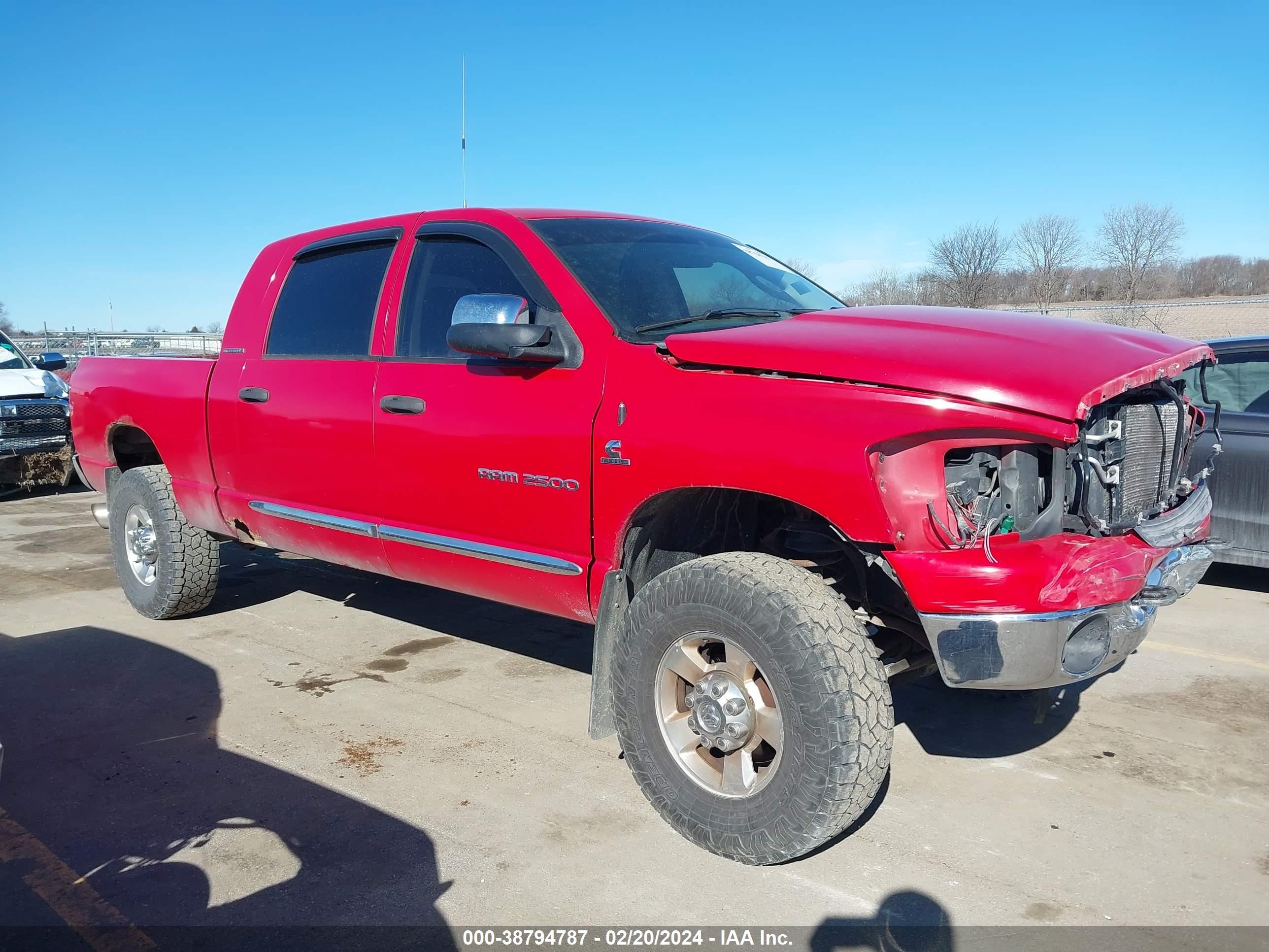 DODGE RAM 2006 3d7ks29c36g227267