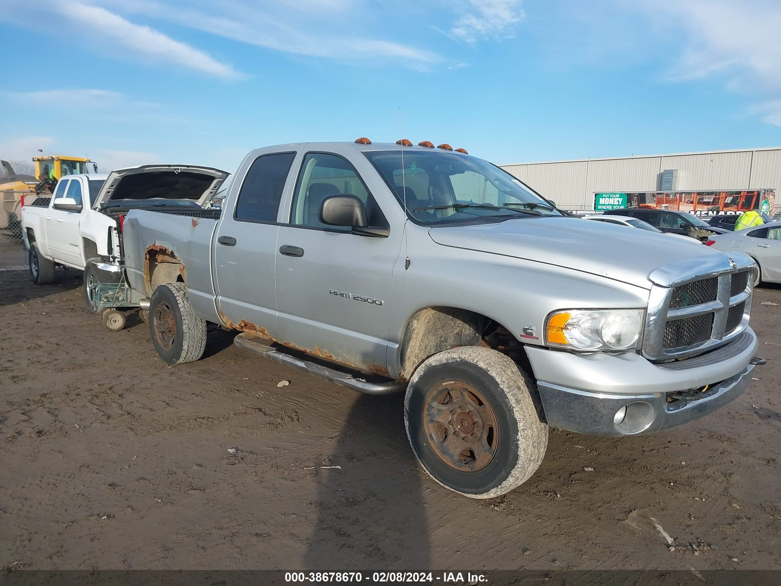 DODGE RAM 2003 3d7ku28c33g840819