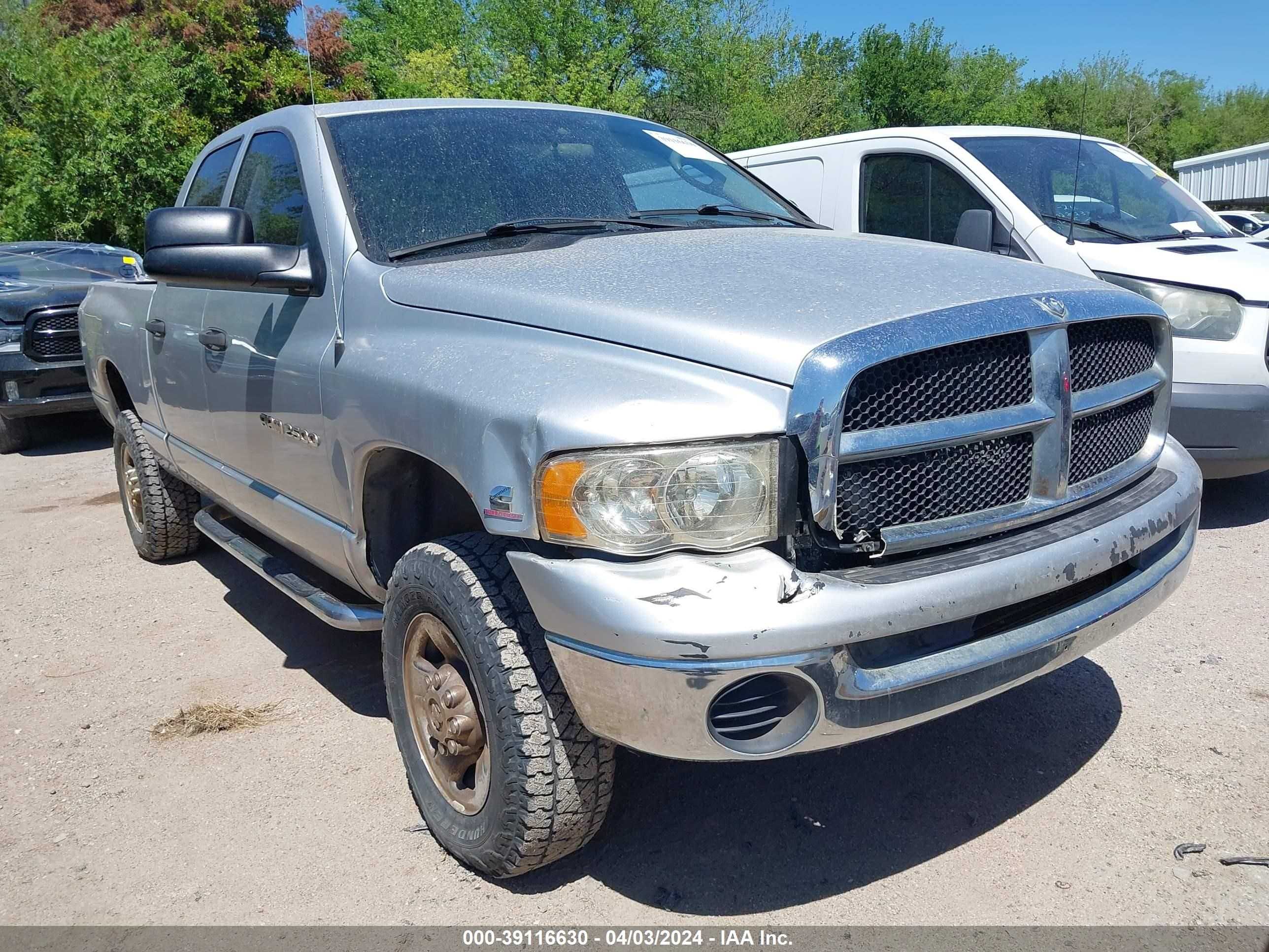 DODGE RAM 2003 3d7ku28c53g847836