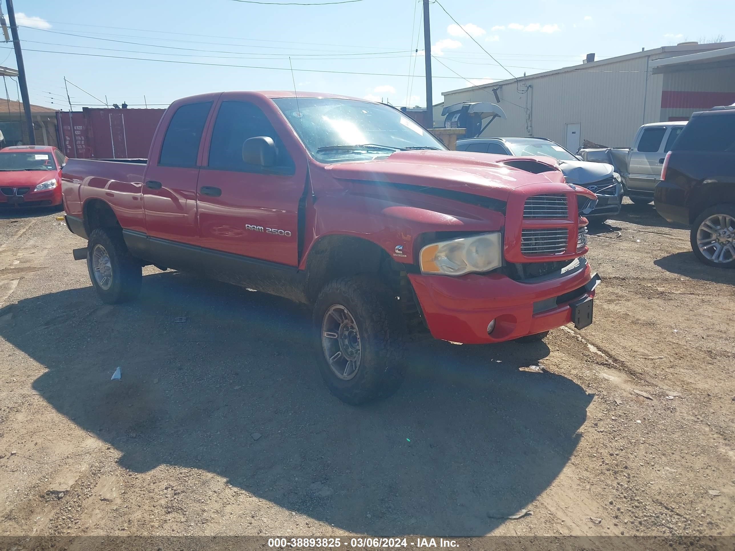 DODGE RAM 2004 3d7ku28c54g255290