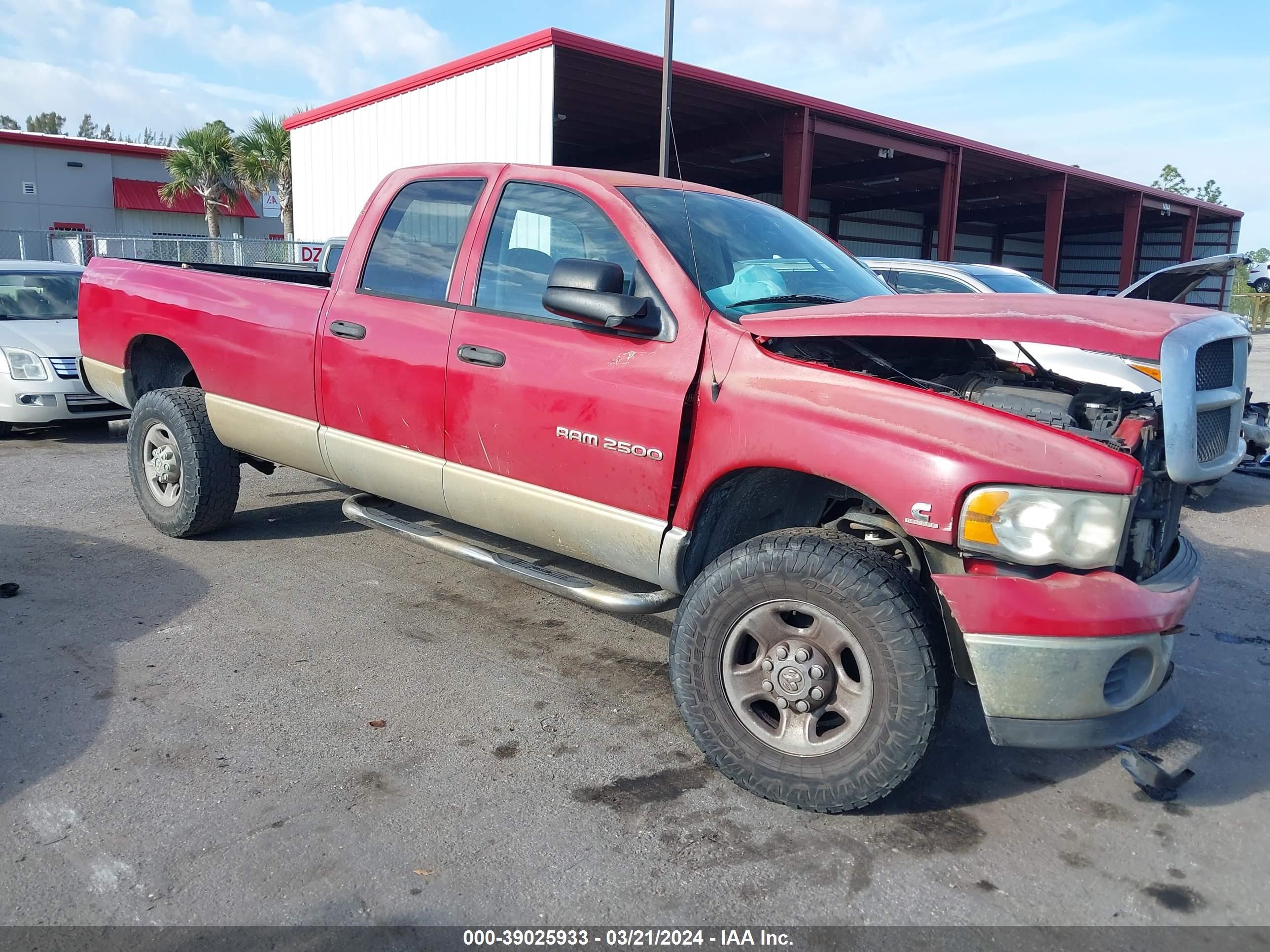 DODGE RAM 2003 3d7ku28c73g848065