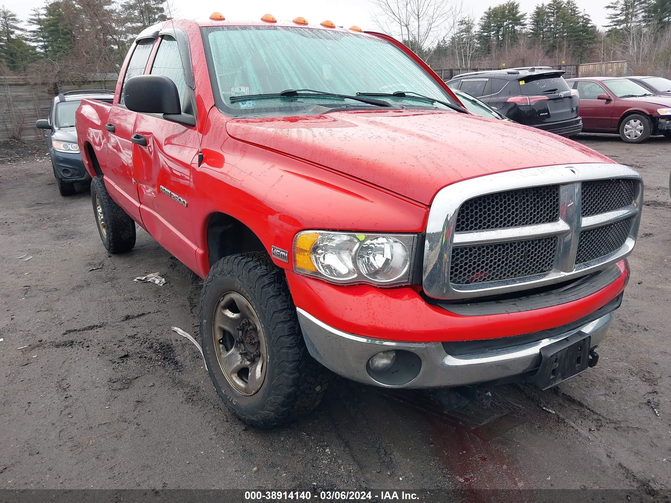 DODGE RAM 2003 3d7ku28d73g837835