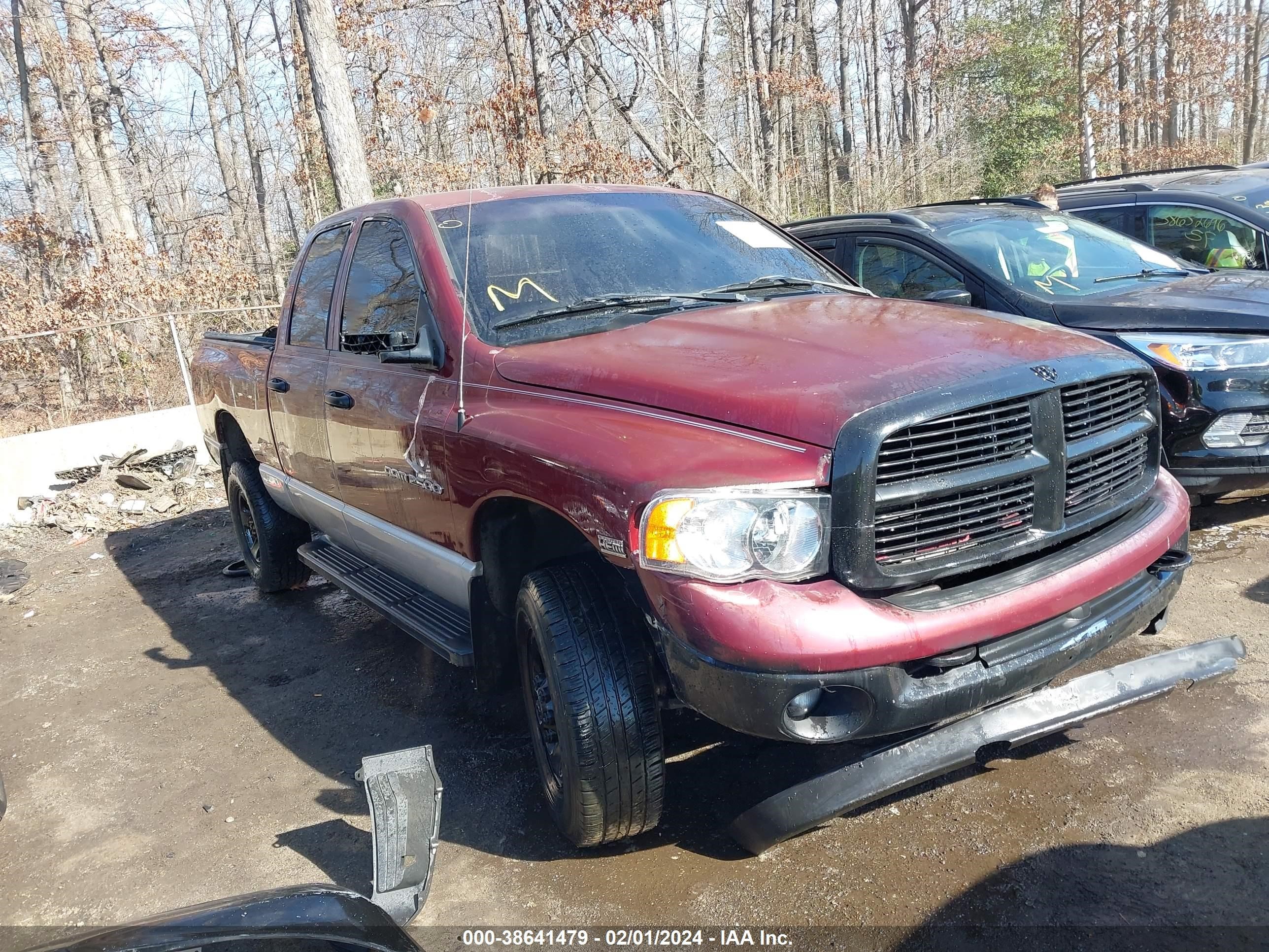 DODGE RAM 2003 3d7ku28d83g853929