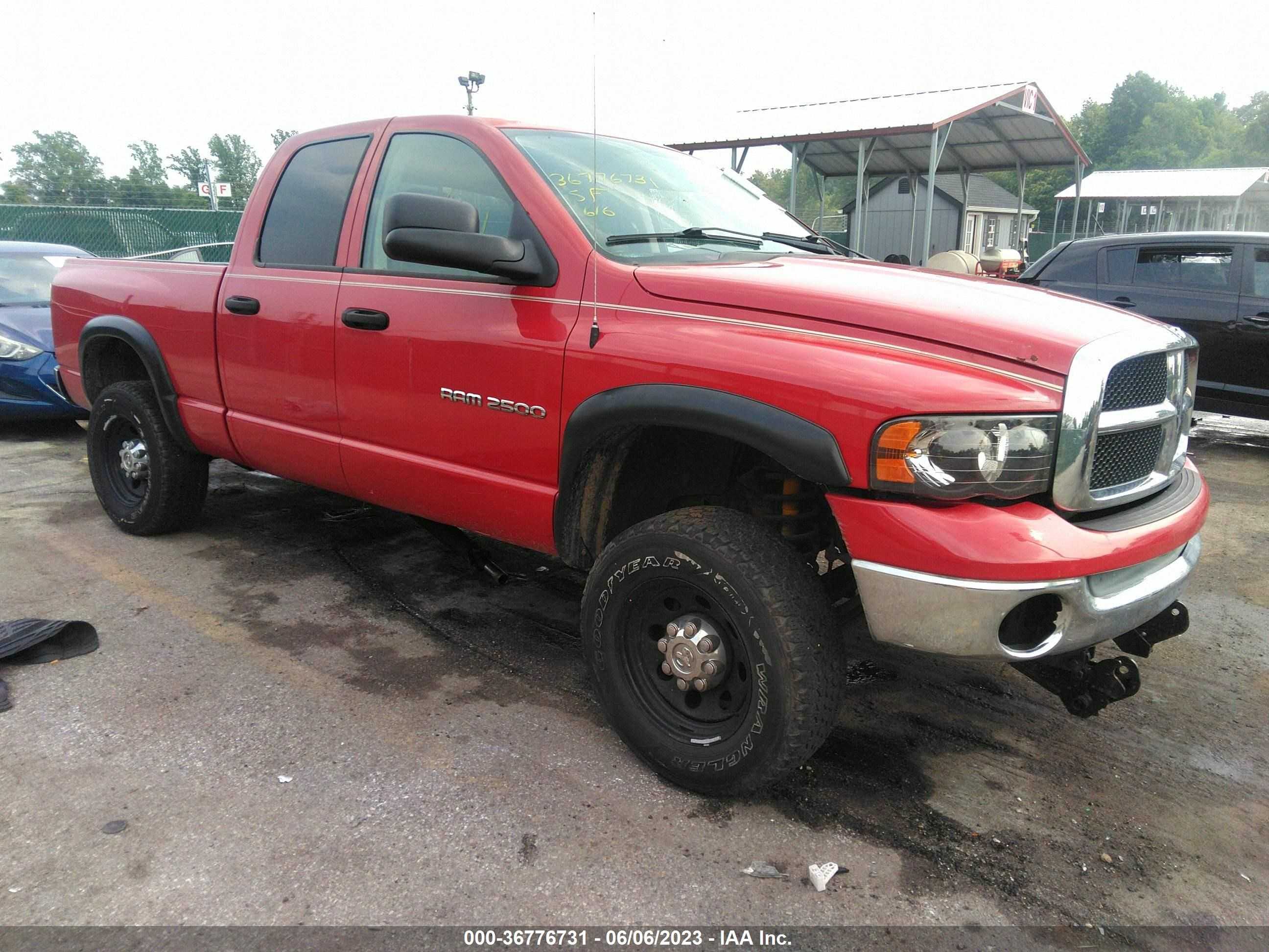 DODGE RAM 2003 3d7ku28d93g703800