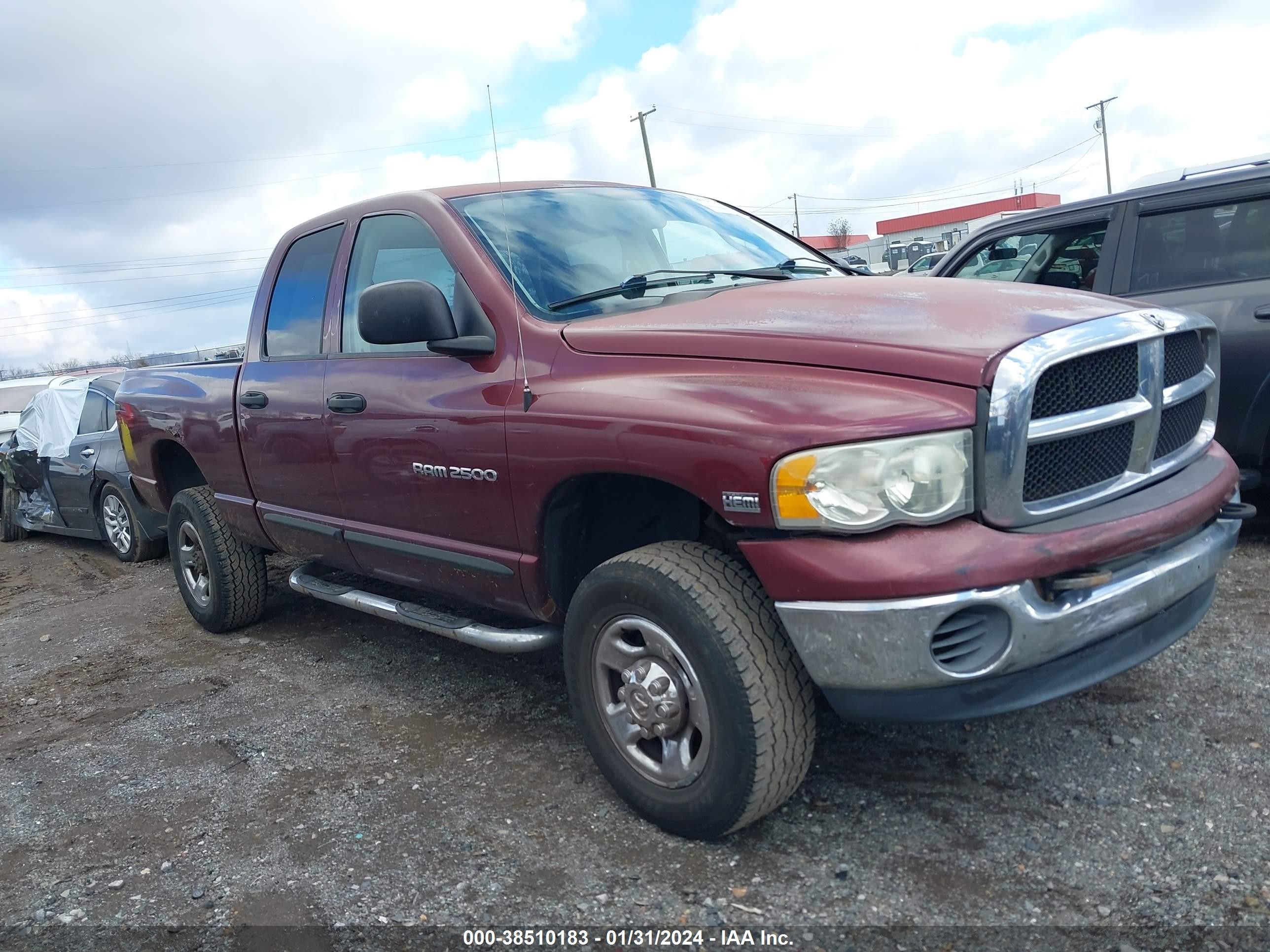 DODGE RAM 2003 3d7ku28dx3g750155