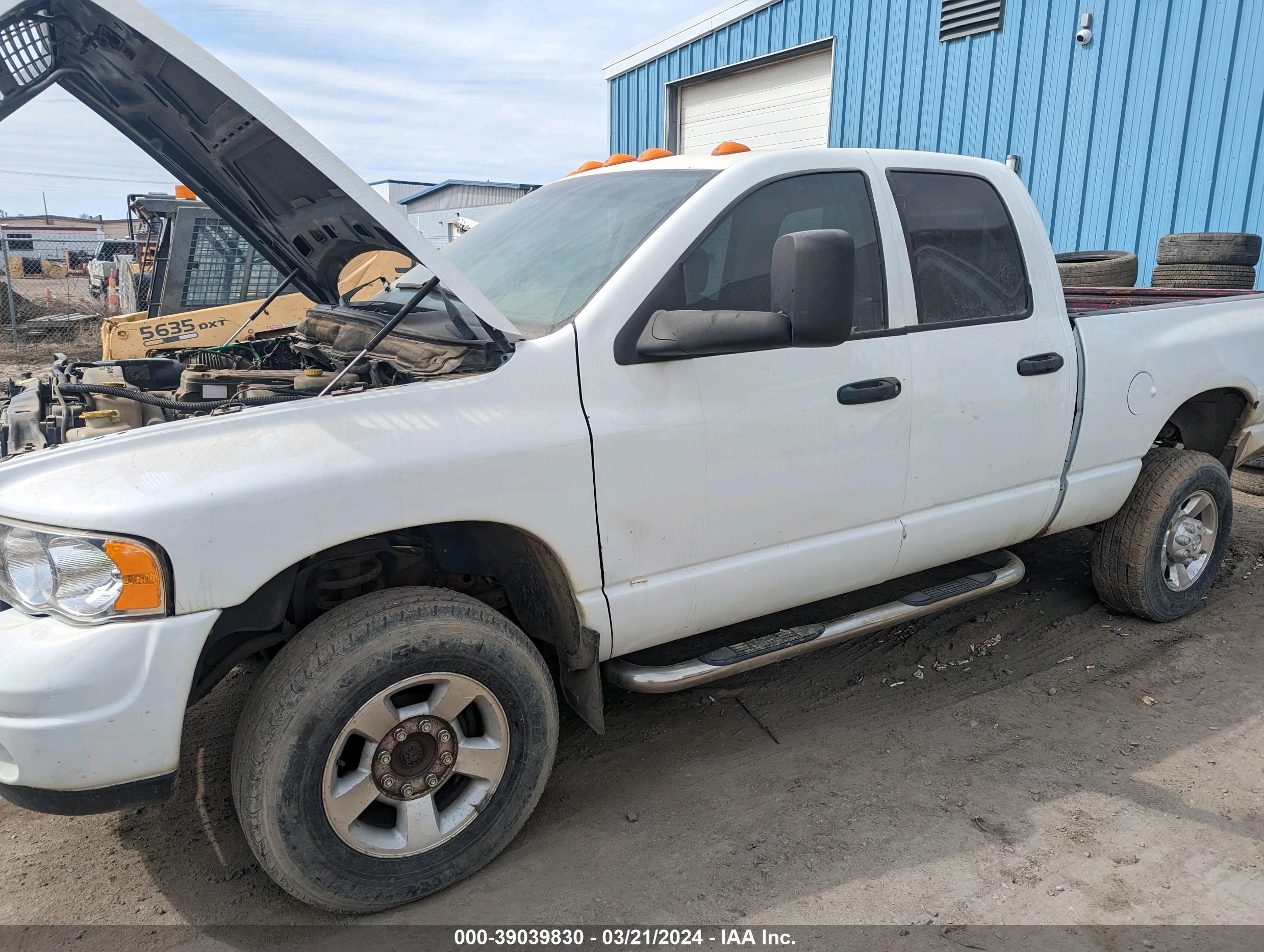 DODGE RAM 2003 3d7lu38cx3g804040