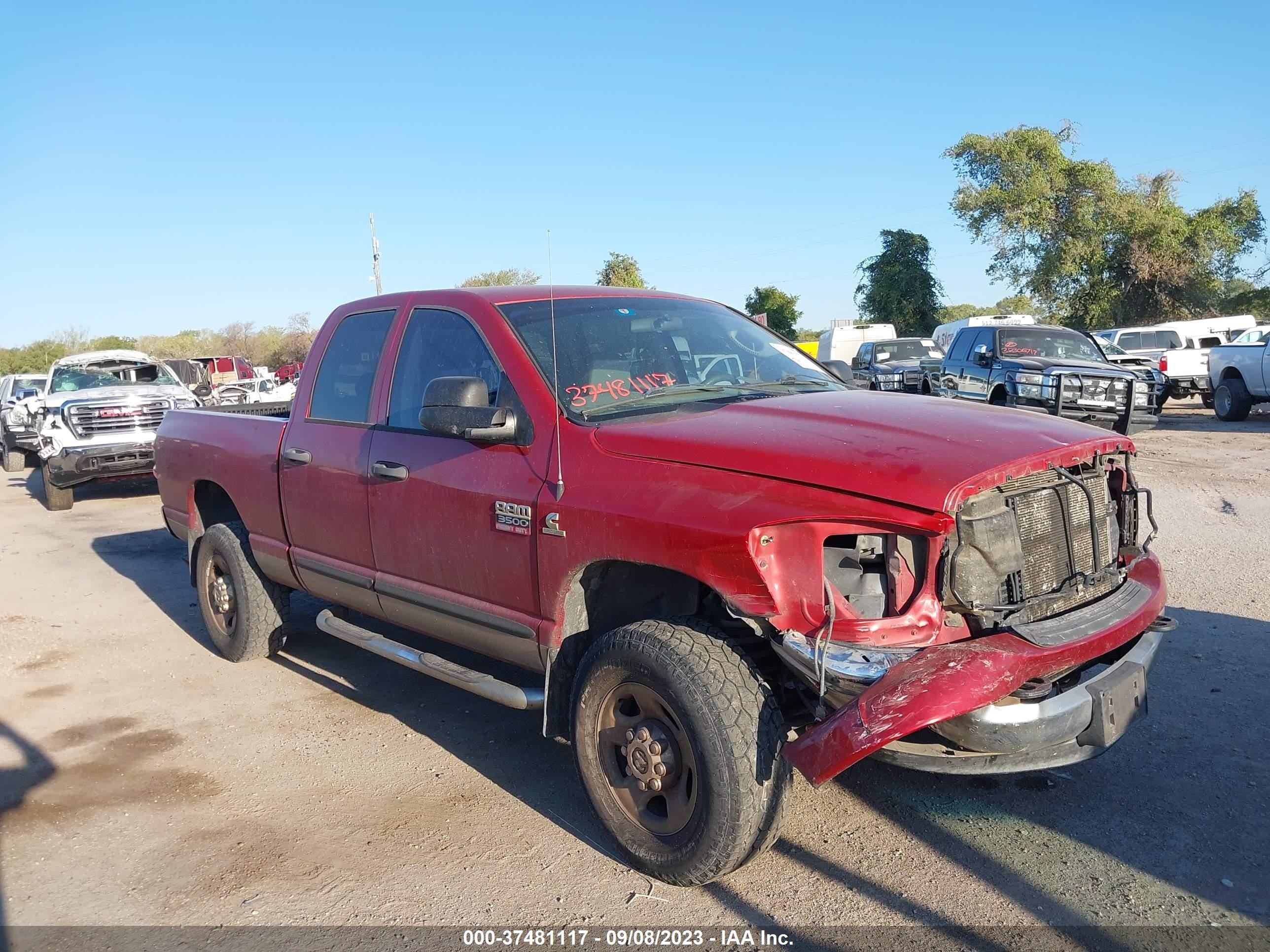 DODGE RAM 2007 3d7mx38a77g789514